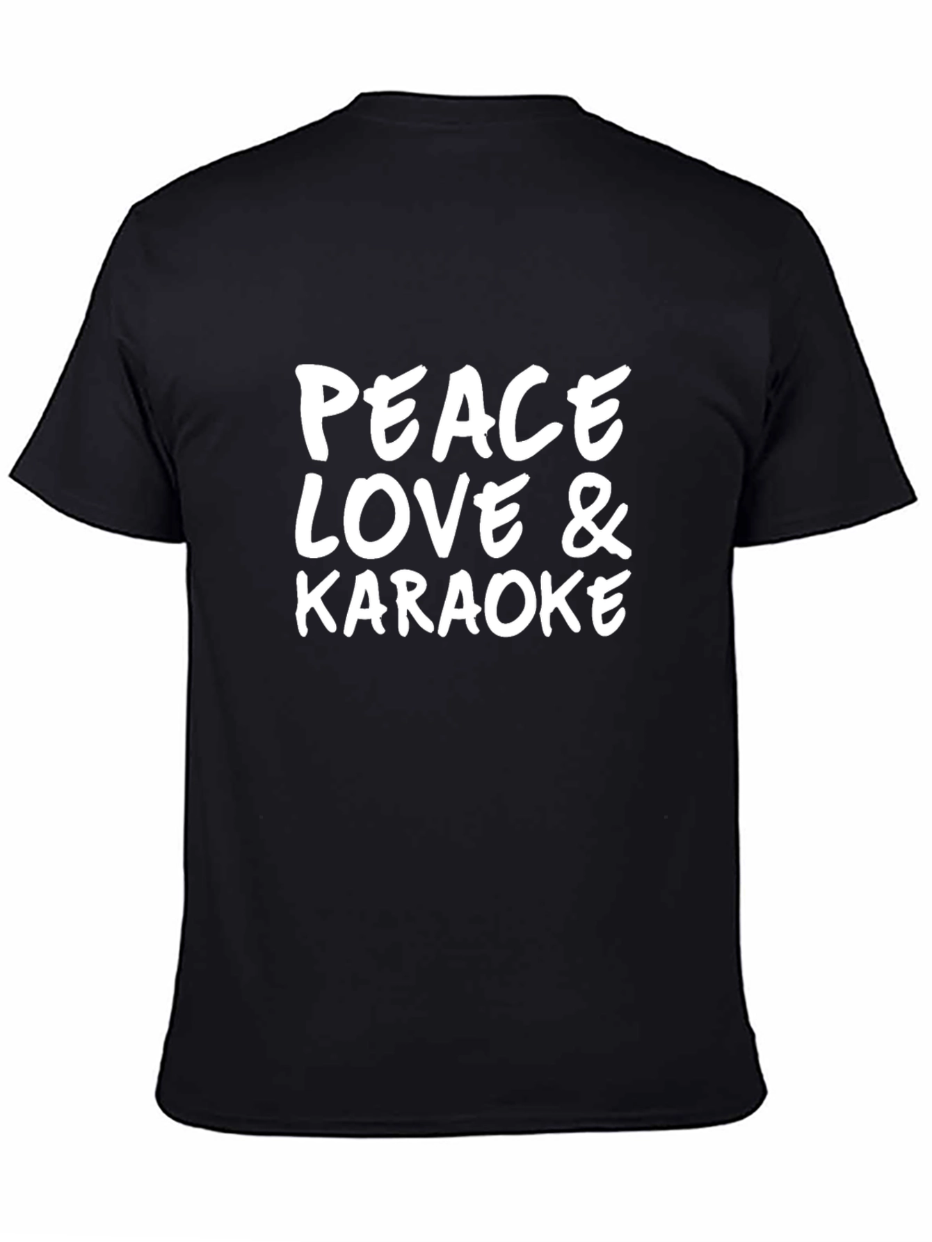 Peace Love & Karaoke Graphic Tee - Soft Cotton