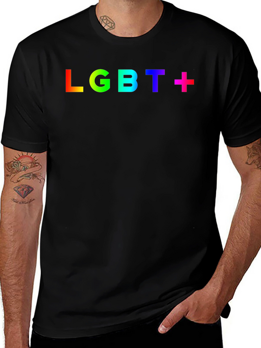 LGBT+ Pride T-Shirt - Rainbow Colors