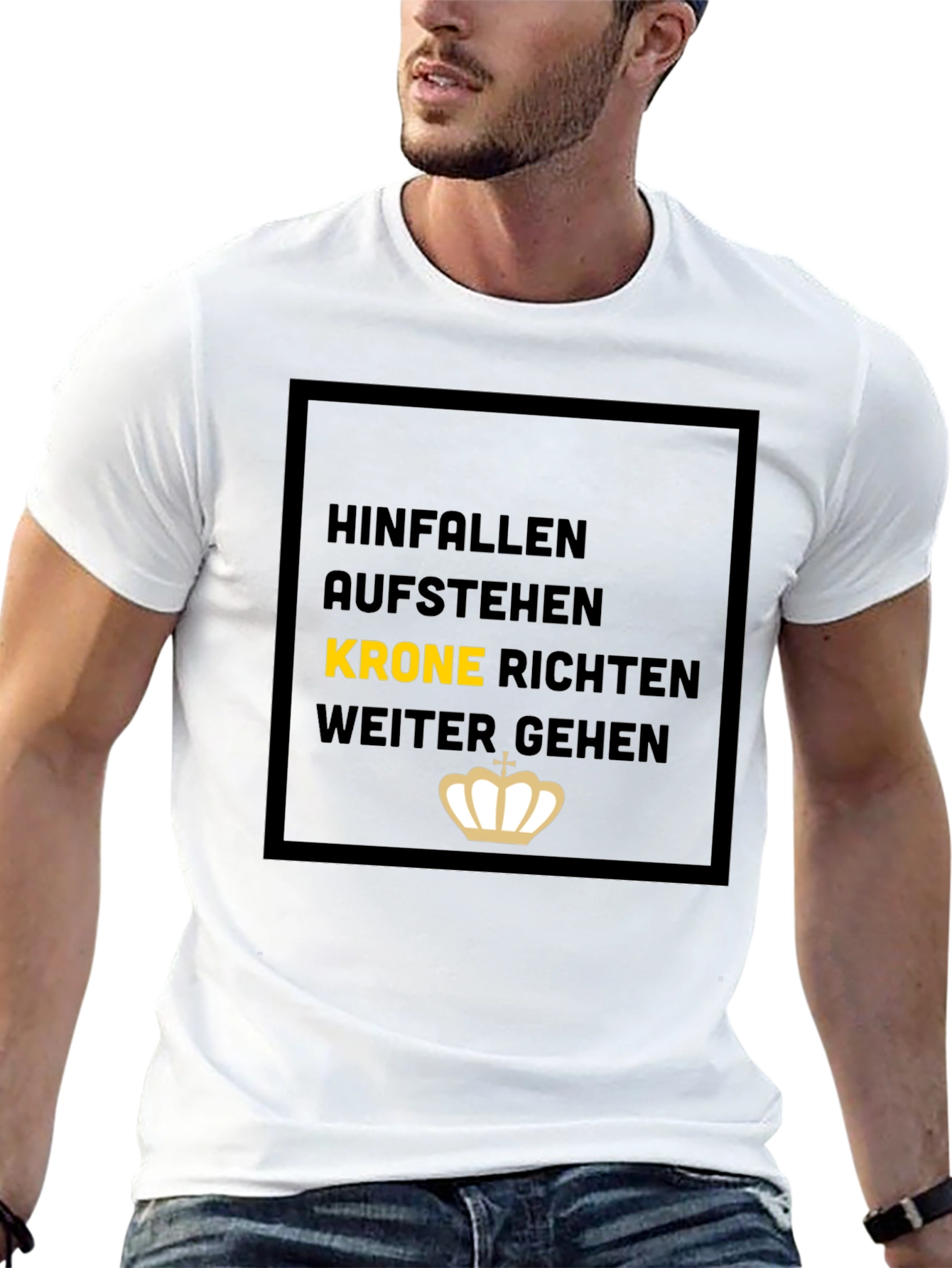 Hinfallen Aufstehen Black T-Shirt