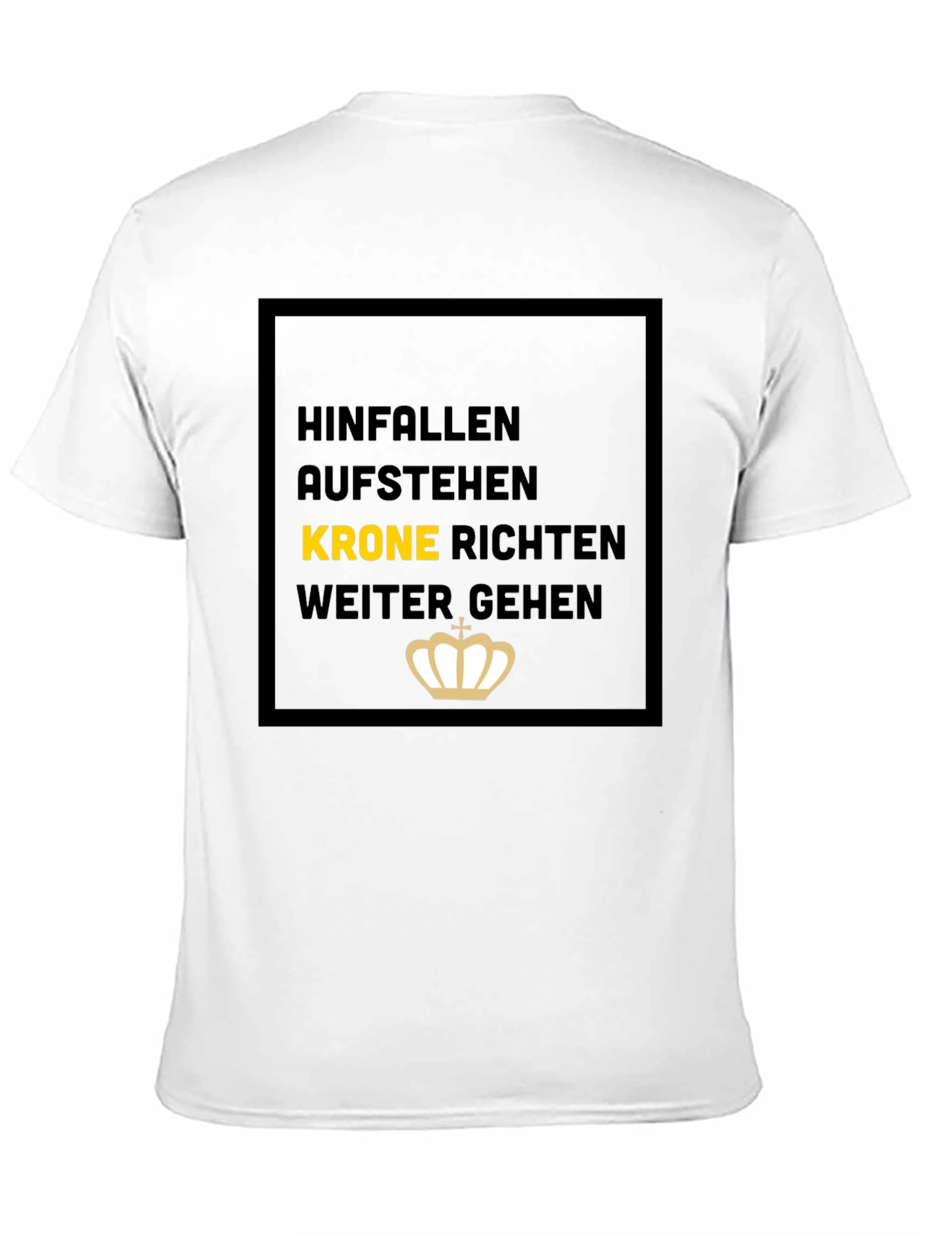 Hinfallen Aufstehen Black T-Shirt