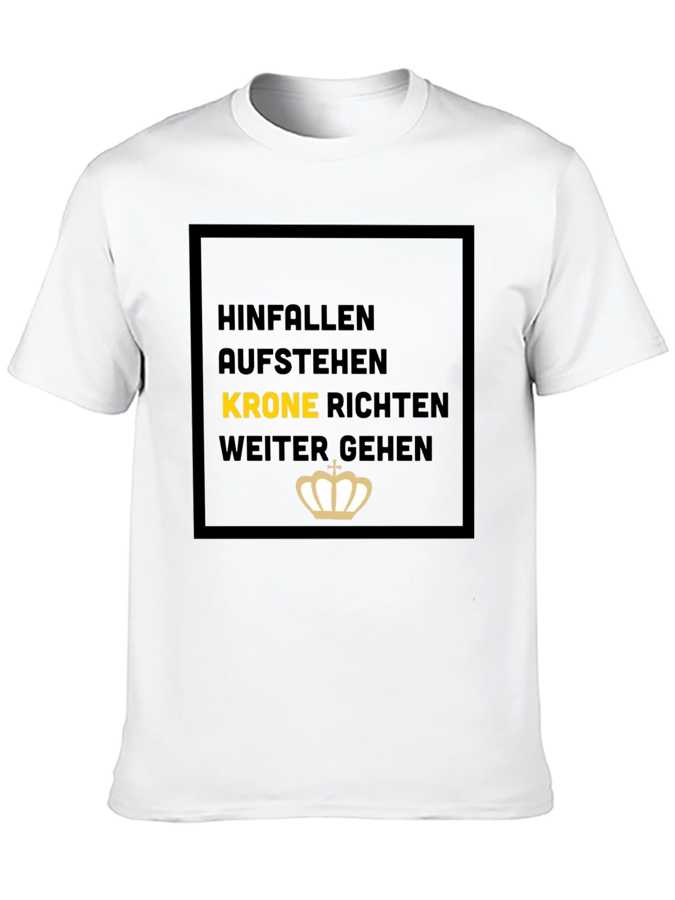 Hinfallen Aufstehen Black T-Shirt