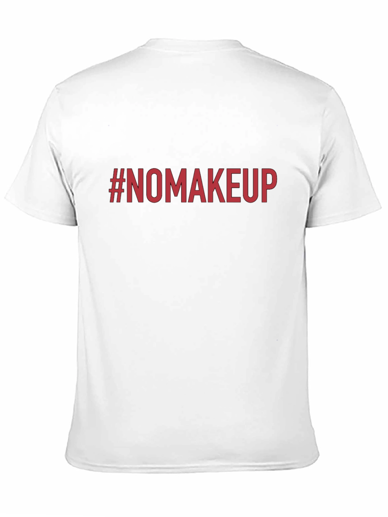 #NOMAKEUP Black T-Shirt - Bold Statement Tee