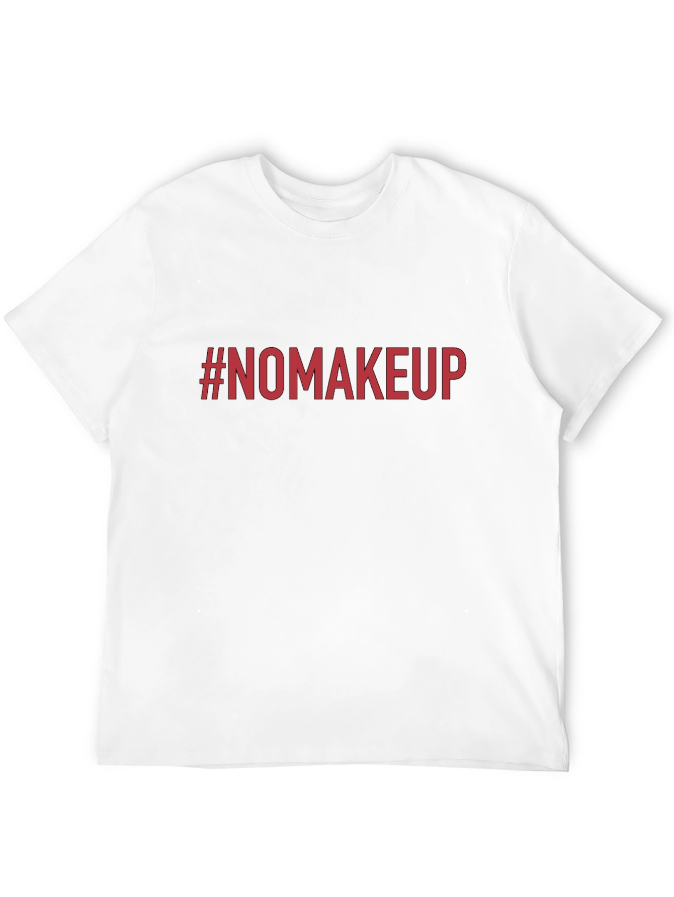 #NOMAKEUP Black T-Shirt - Bold Statement Tee