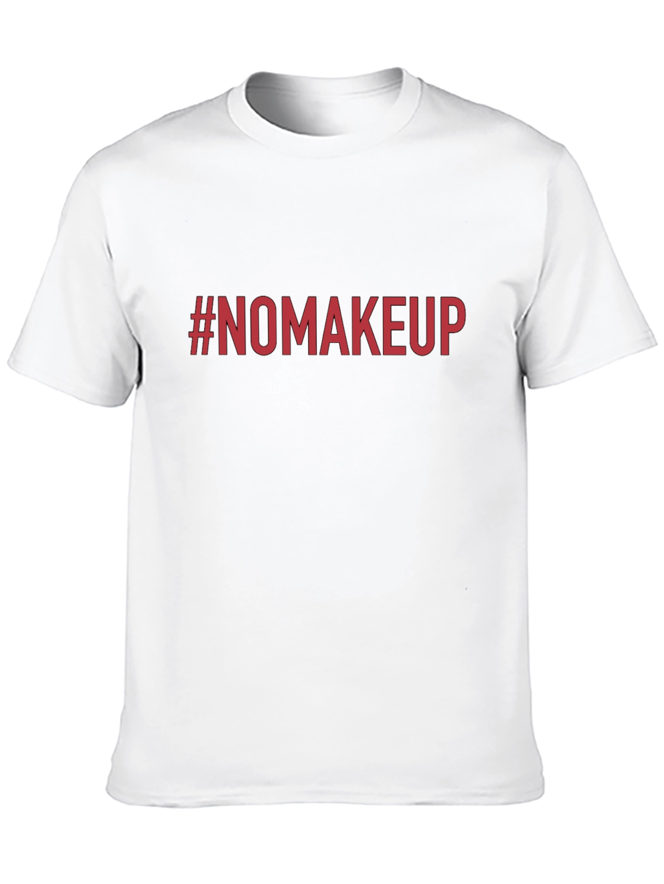 #NOMAKEUP Black T-Shirt - Bold Statement Tee