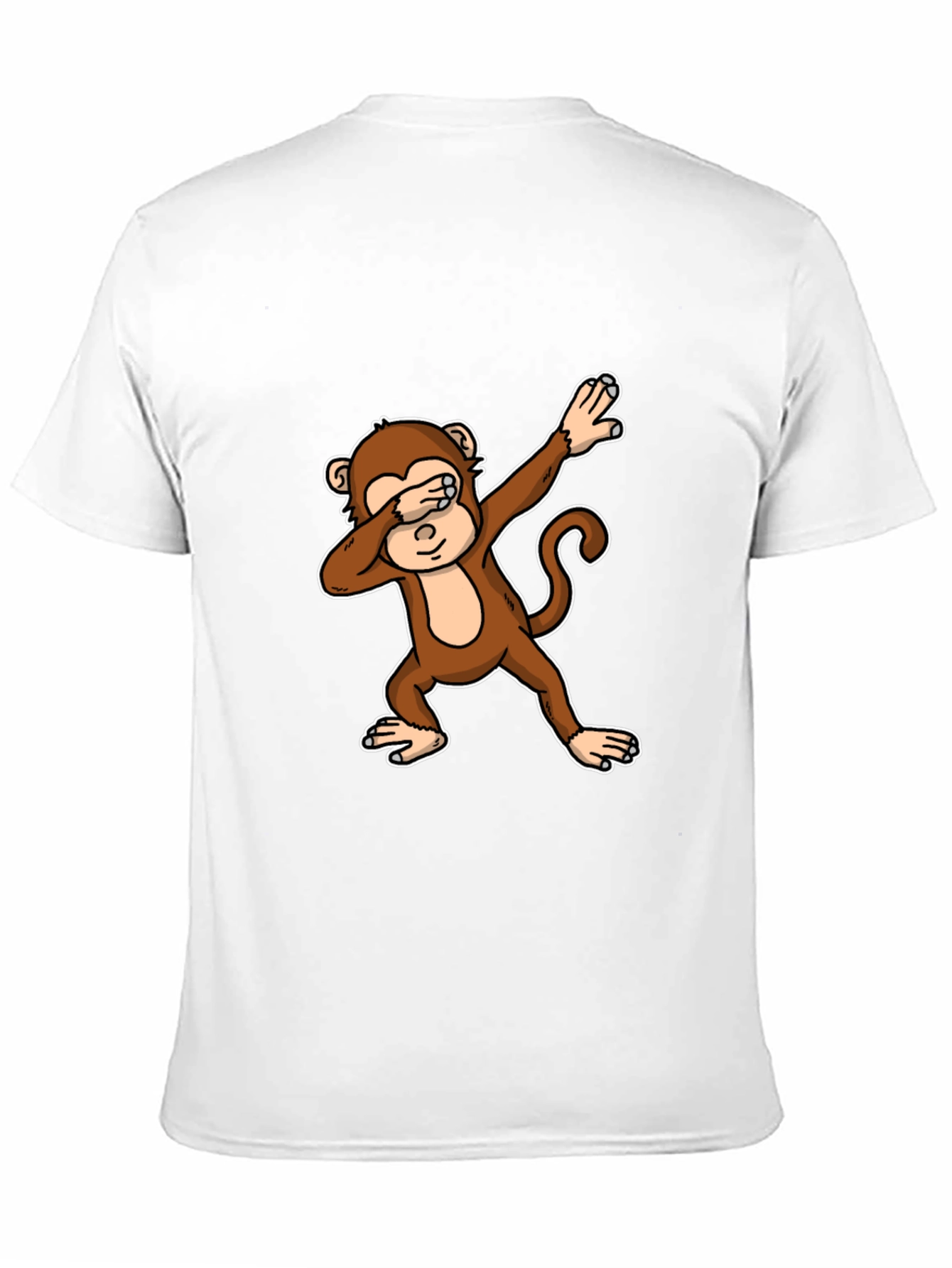 Dabbing Monkey Graphic Tee - Trendy Mens T-Shirt