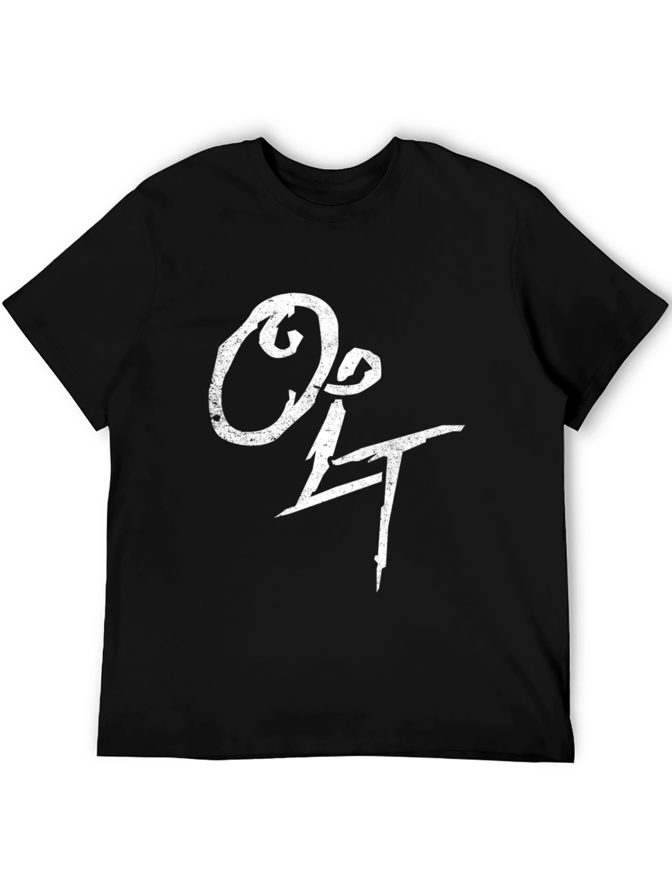 Distressed OLT Graphic Black T-Shirt