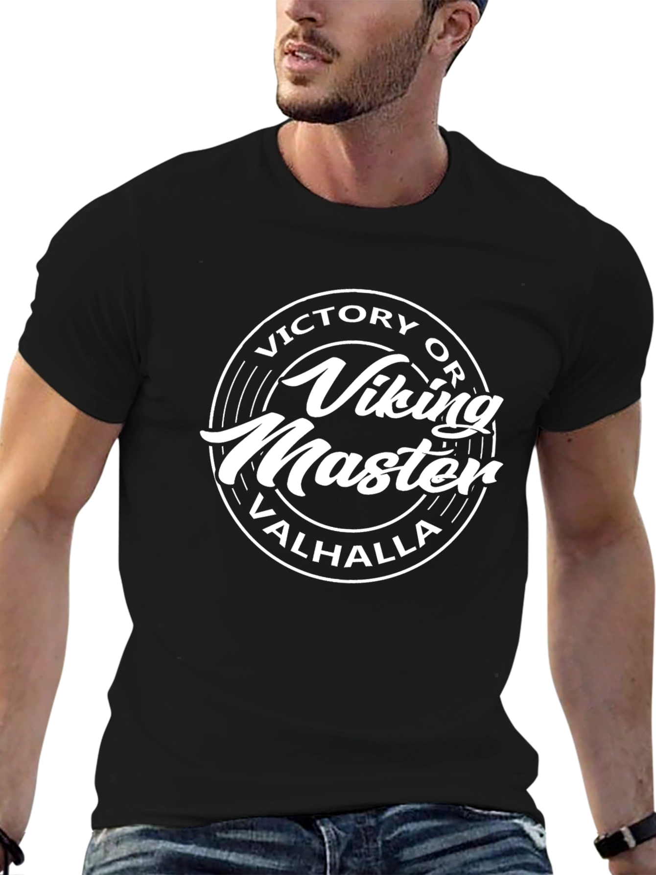 Viking Master Valhalla Graphic T-Shirt