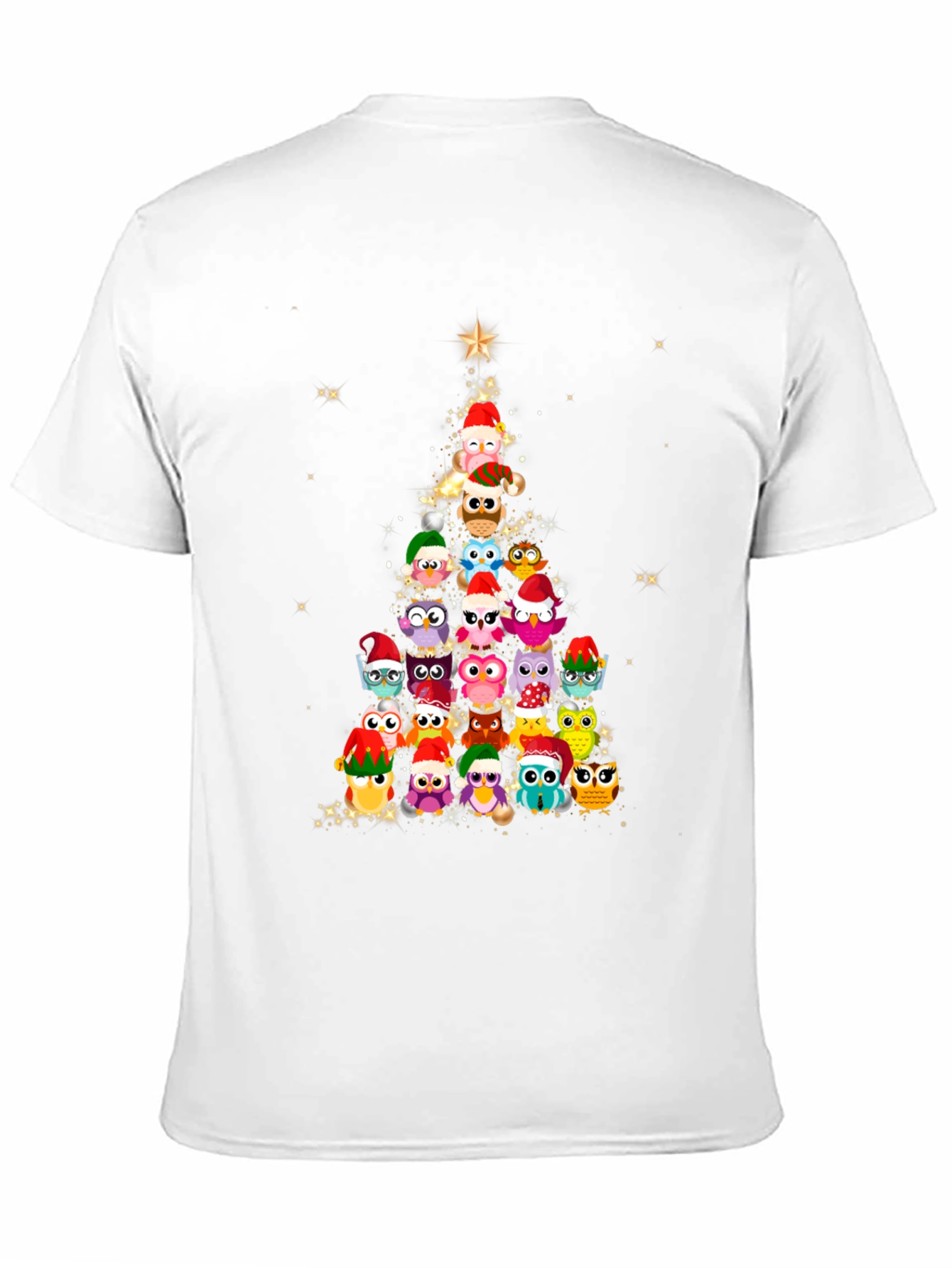 Owl Christmas Tree T-Shirt