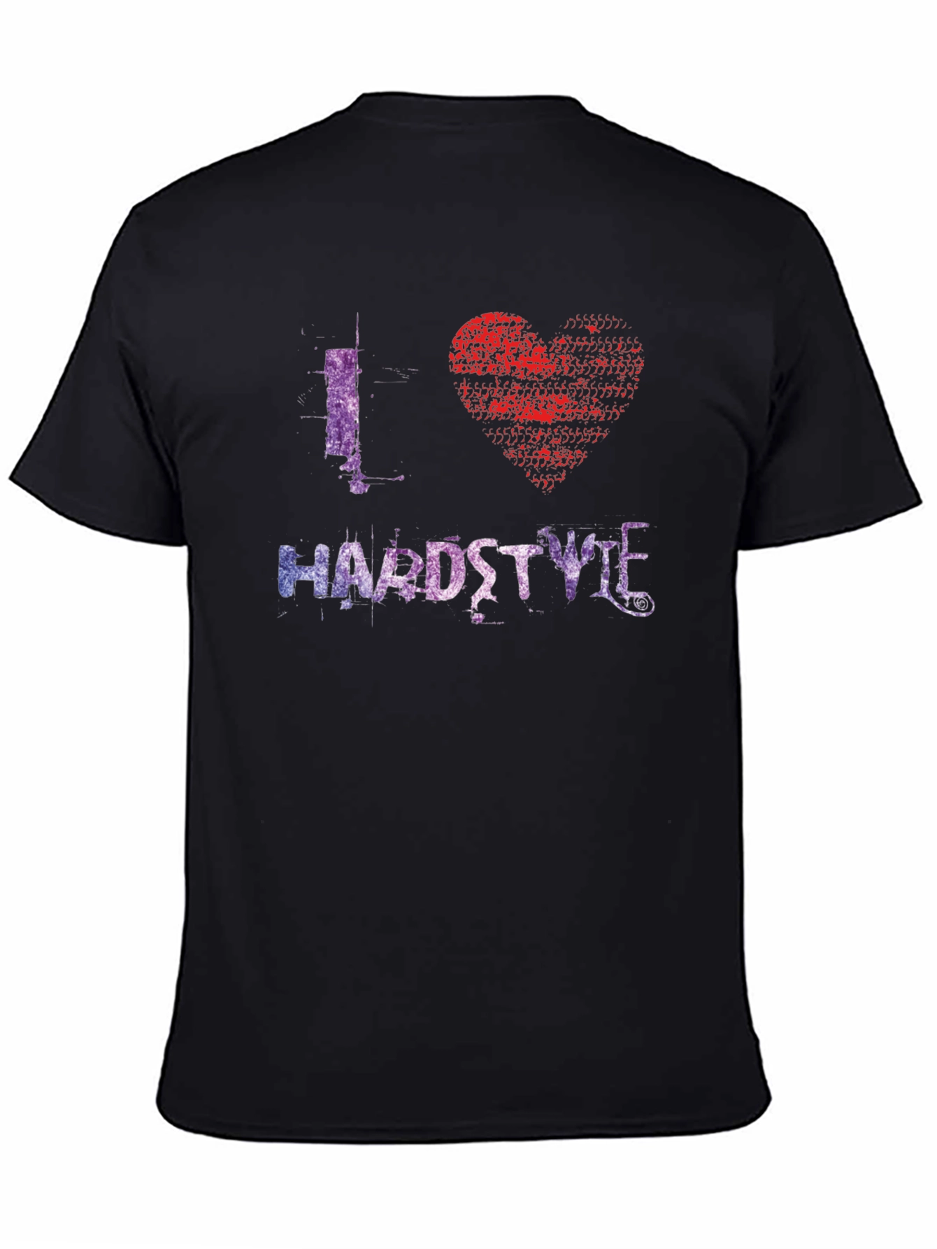 I Heart Hardstyle Black Graphic Tee