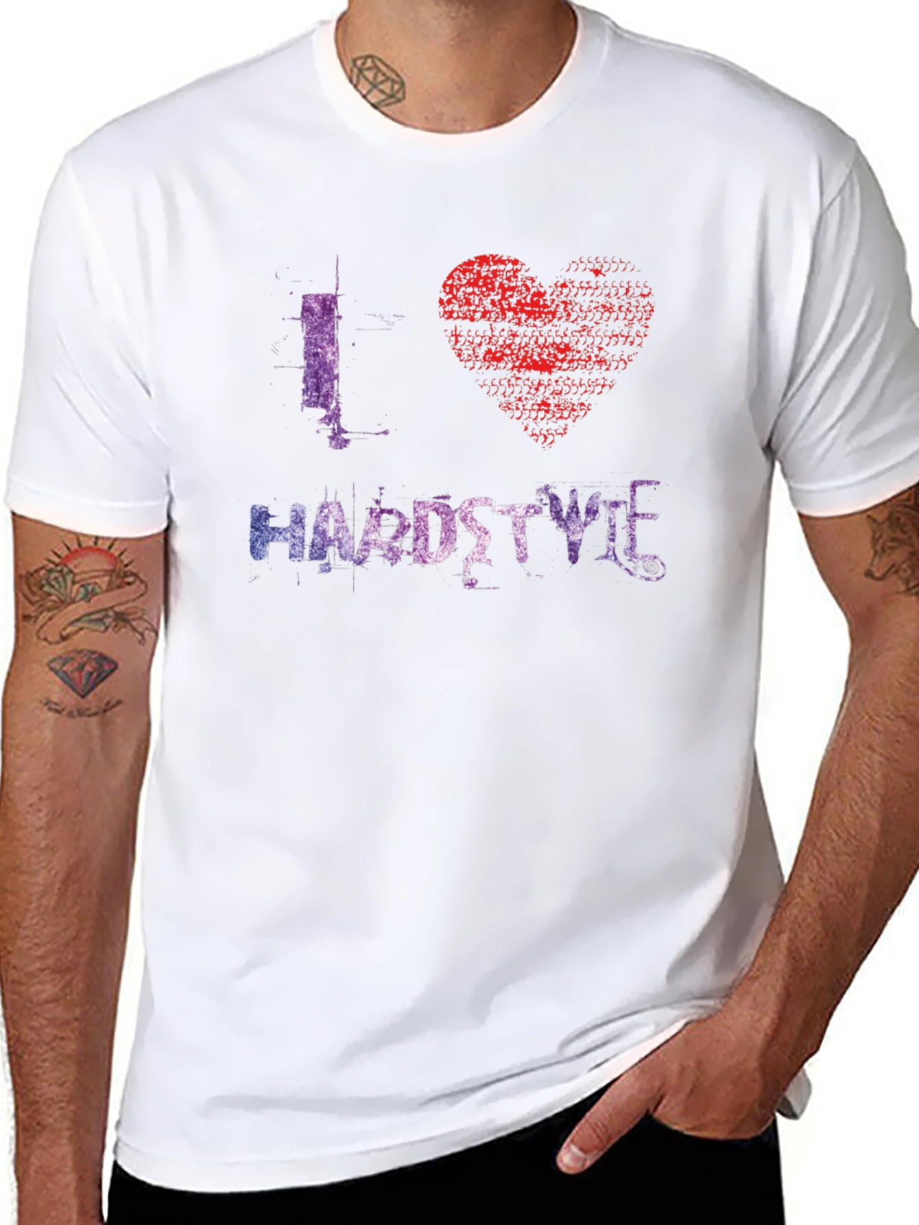 I Heart Hardstyle Black Graphic Tee