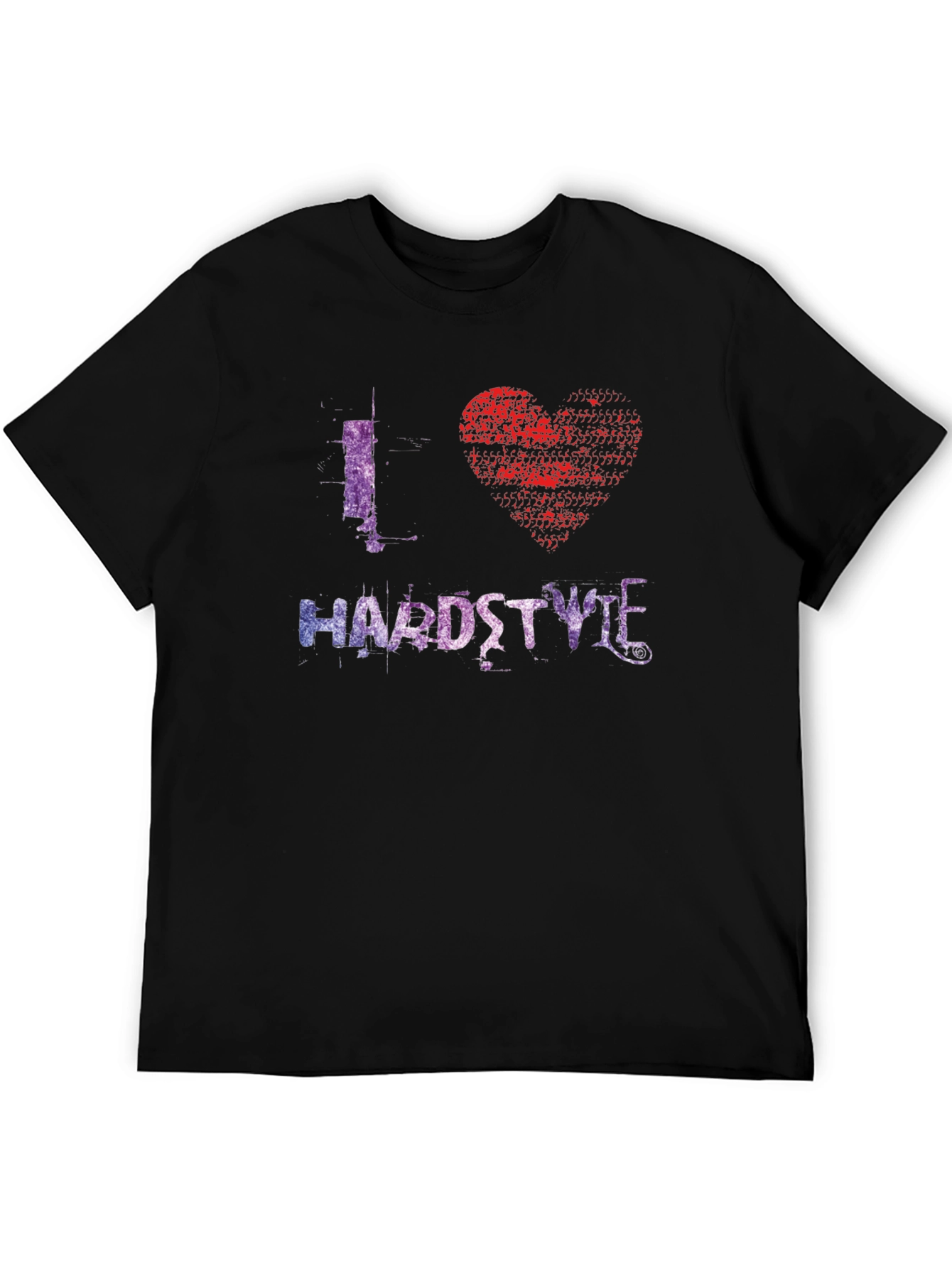 I Heart Hardstyle Black Graphic Tee