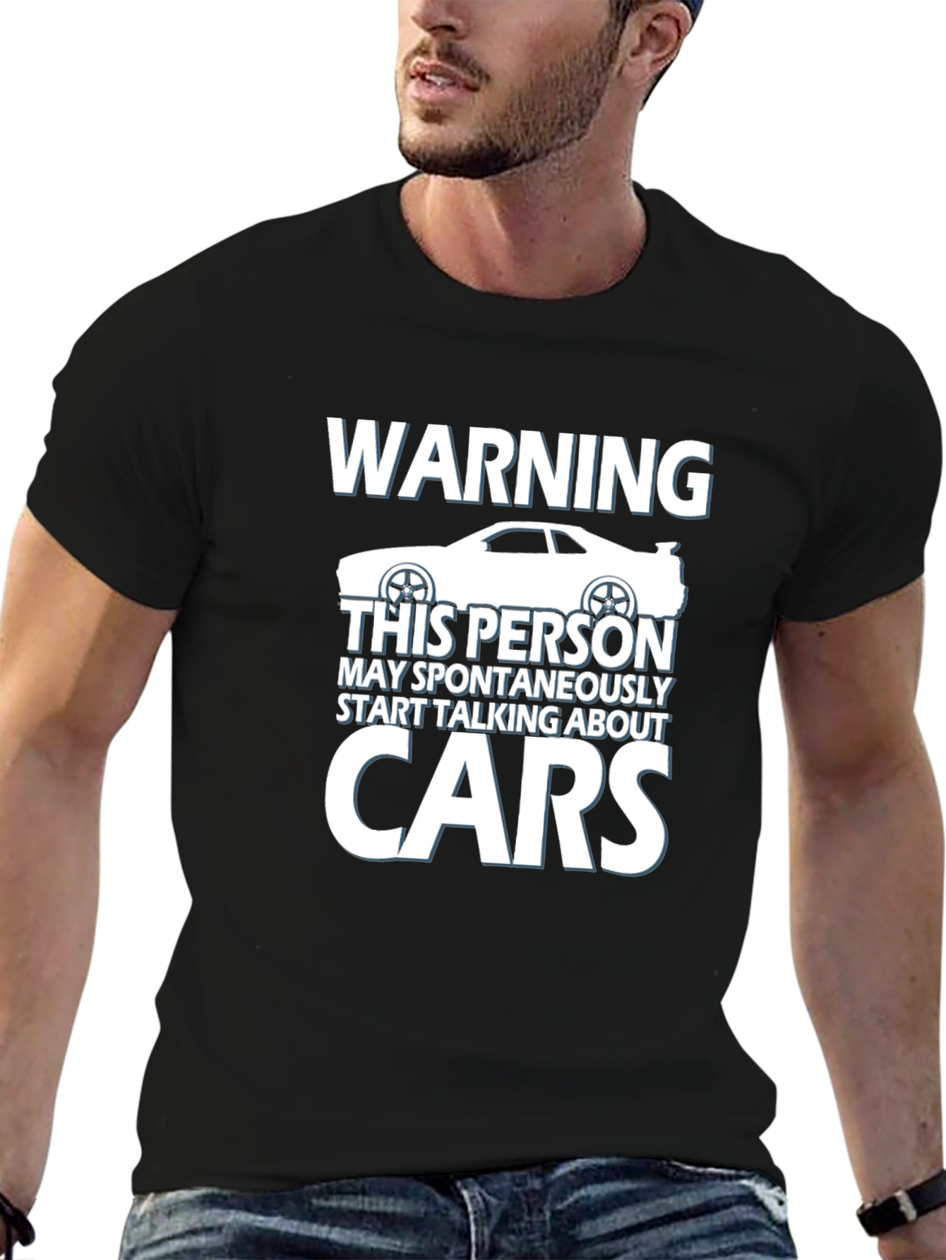 Warning: May Spontaneously Talk About Cars T-Shirt
