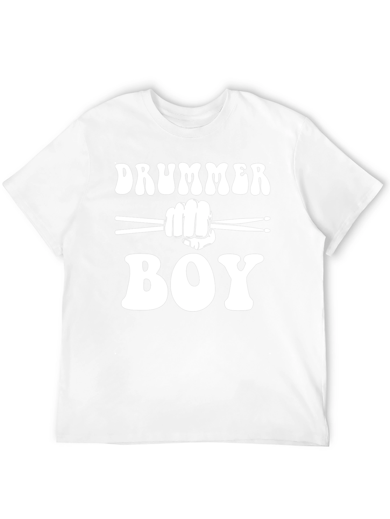 Drummer Boy T-Shirt - Black Cotton Tee
