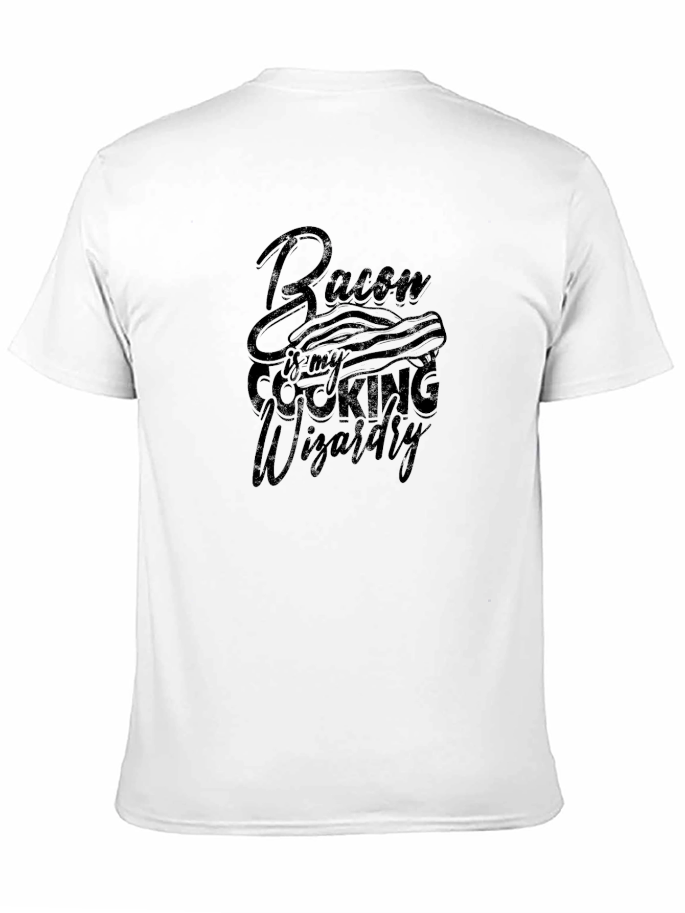 Bacon is my Cooking Wizardry Black T-shirt
