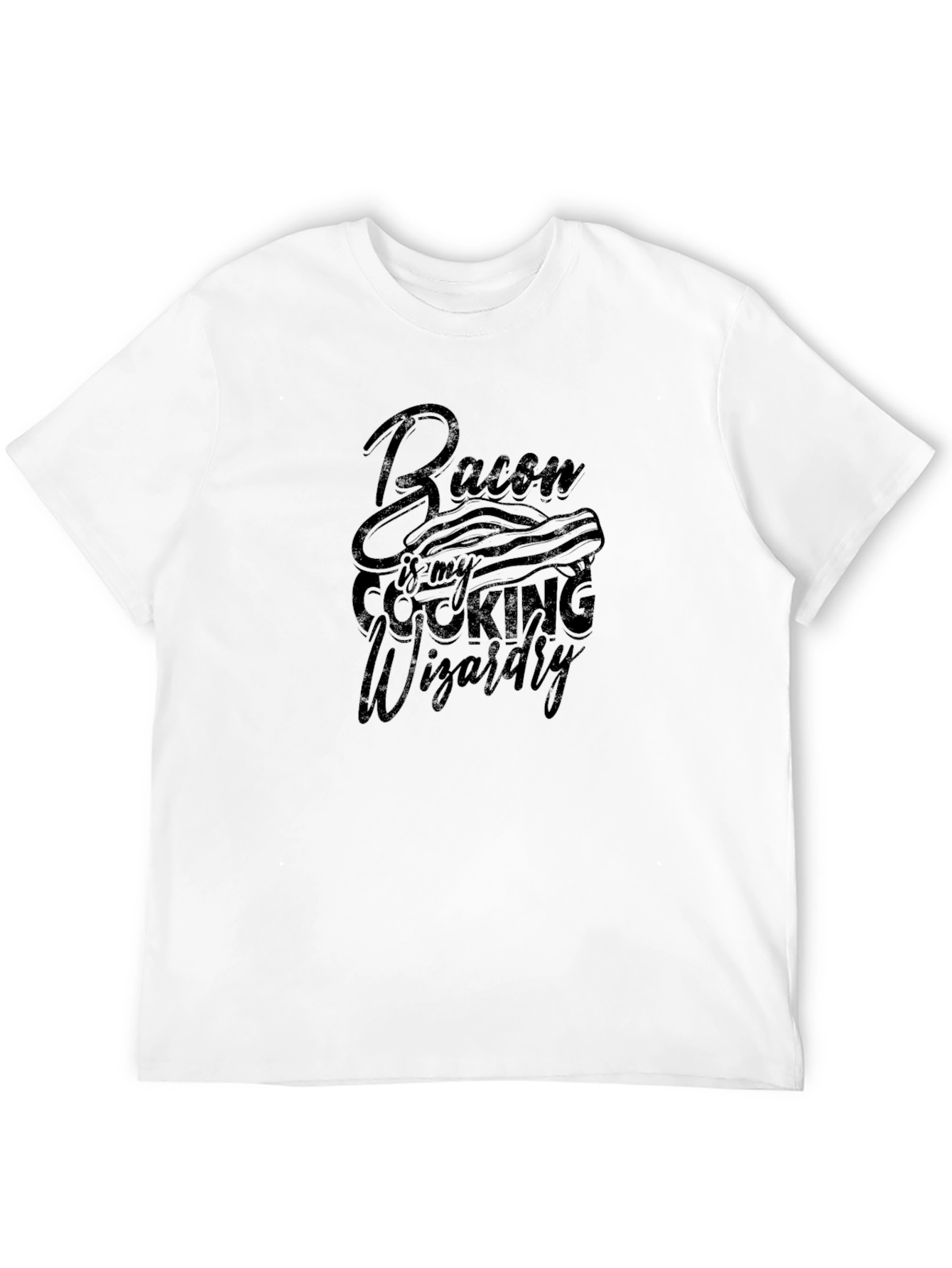 Bacon is my Cooking Wizardry Black T-shirt