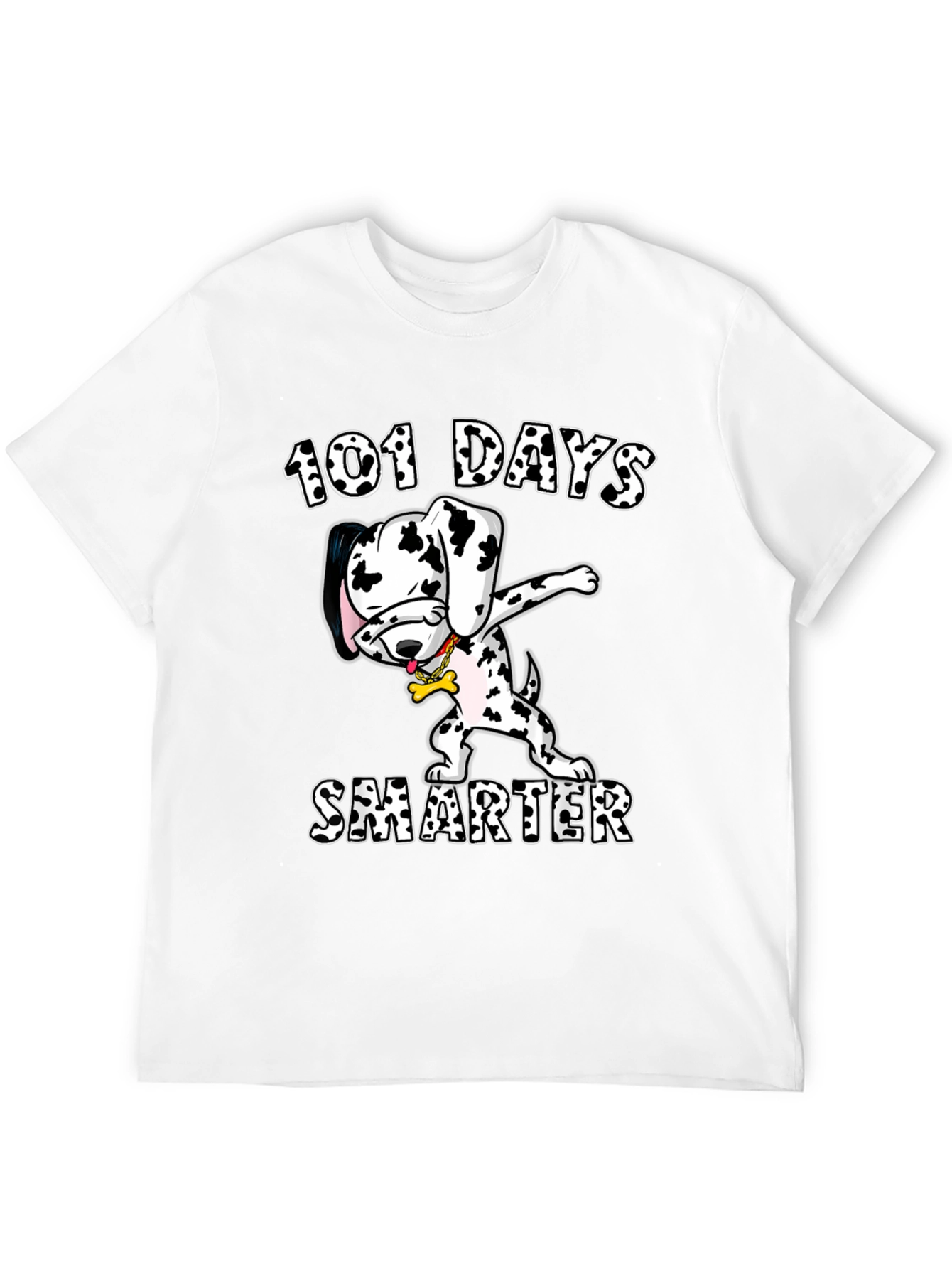 101 Days Smarter Dalmatian Dog T-Shirt