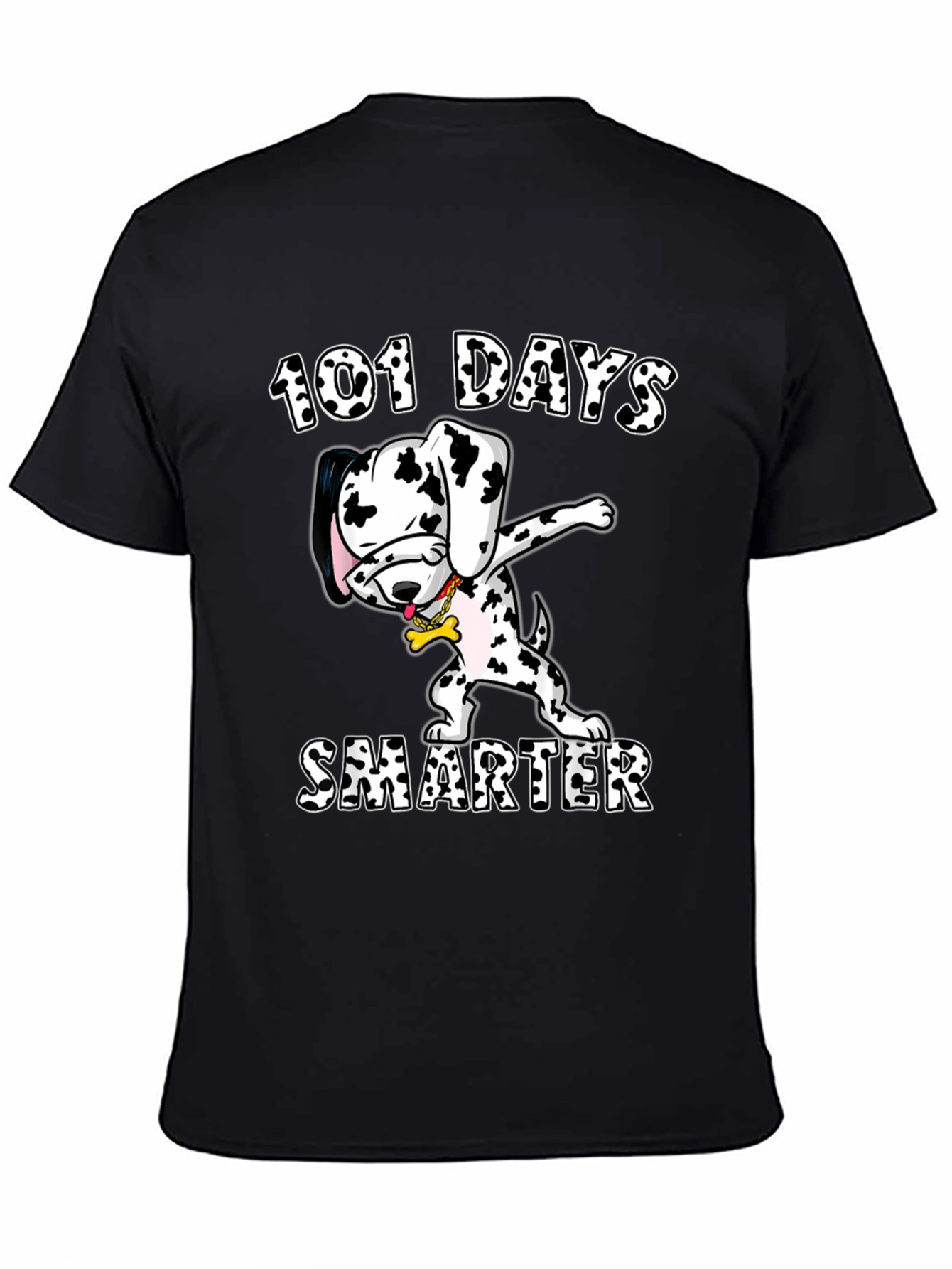 101 Days Smarter Dalmatian Dog T-Shirt