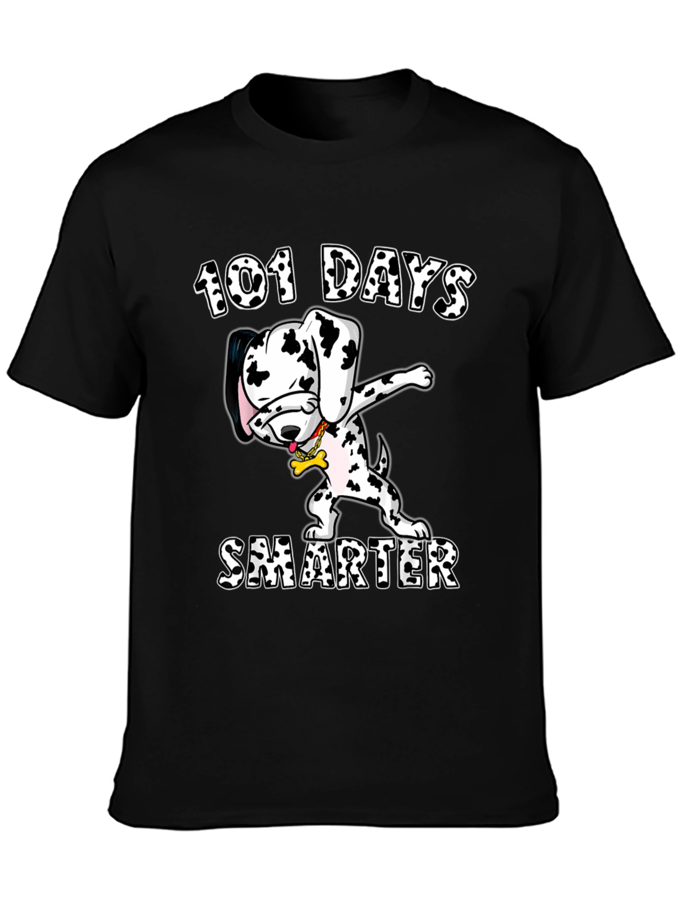 101 Days Smarter Dalmatian Dog T-Shirt