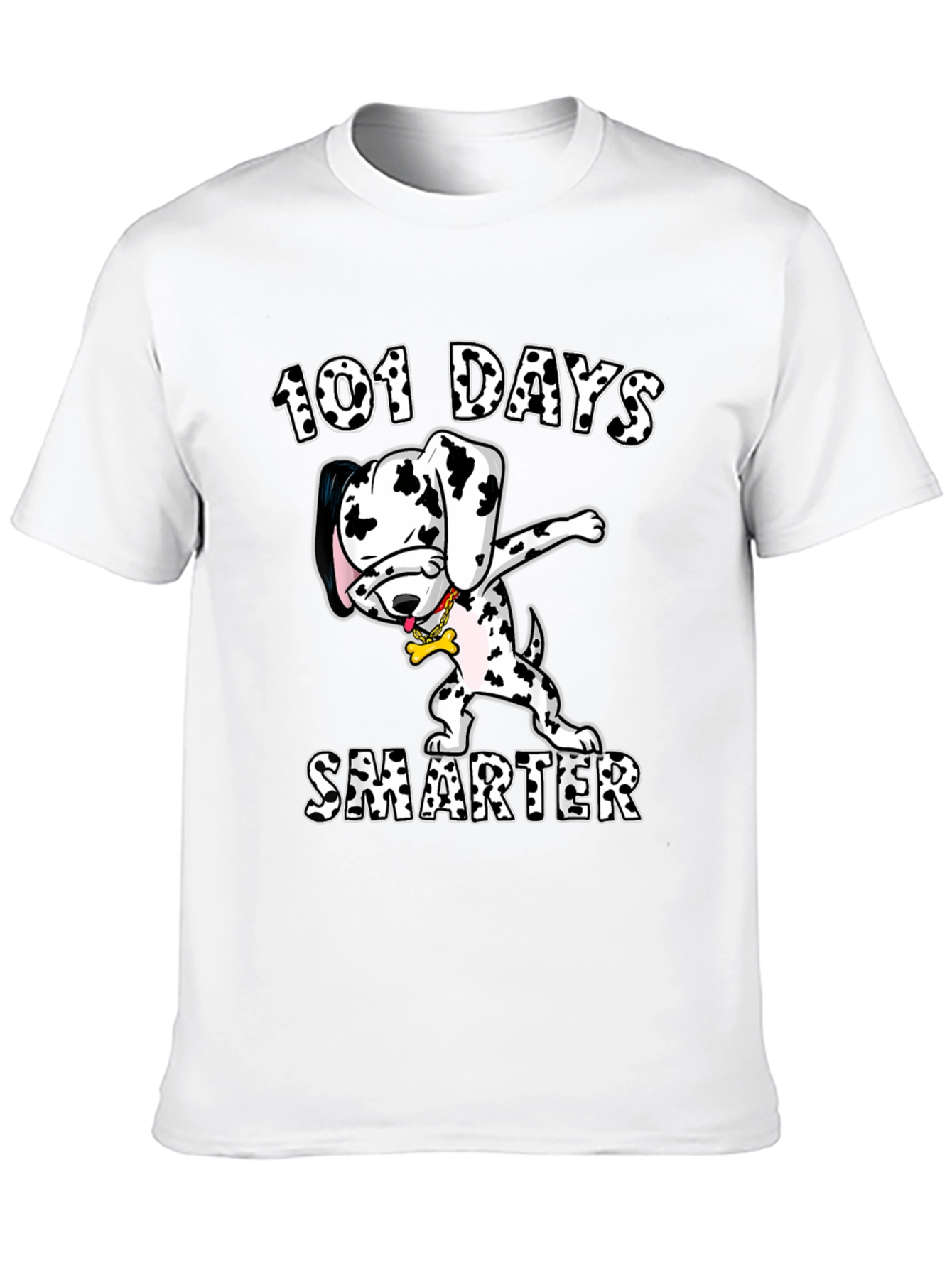 101 Days Smarter Dalmatian Dog T-Shirt