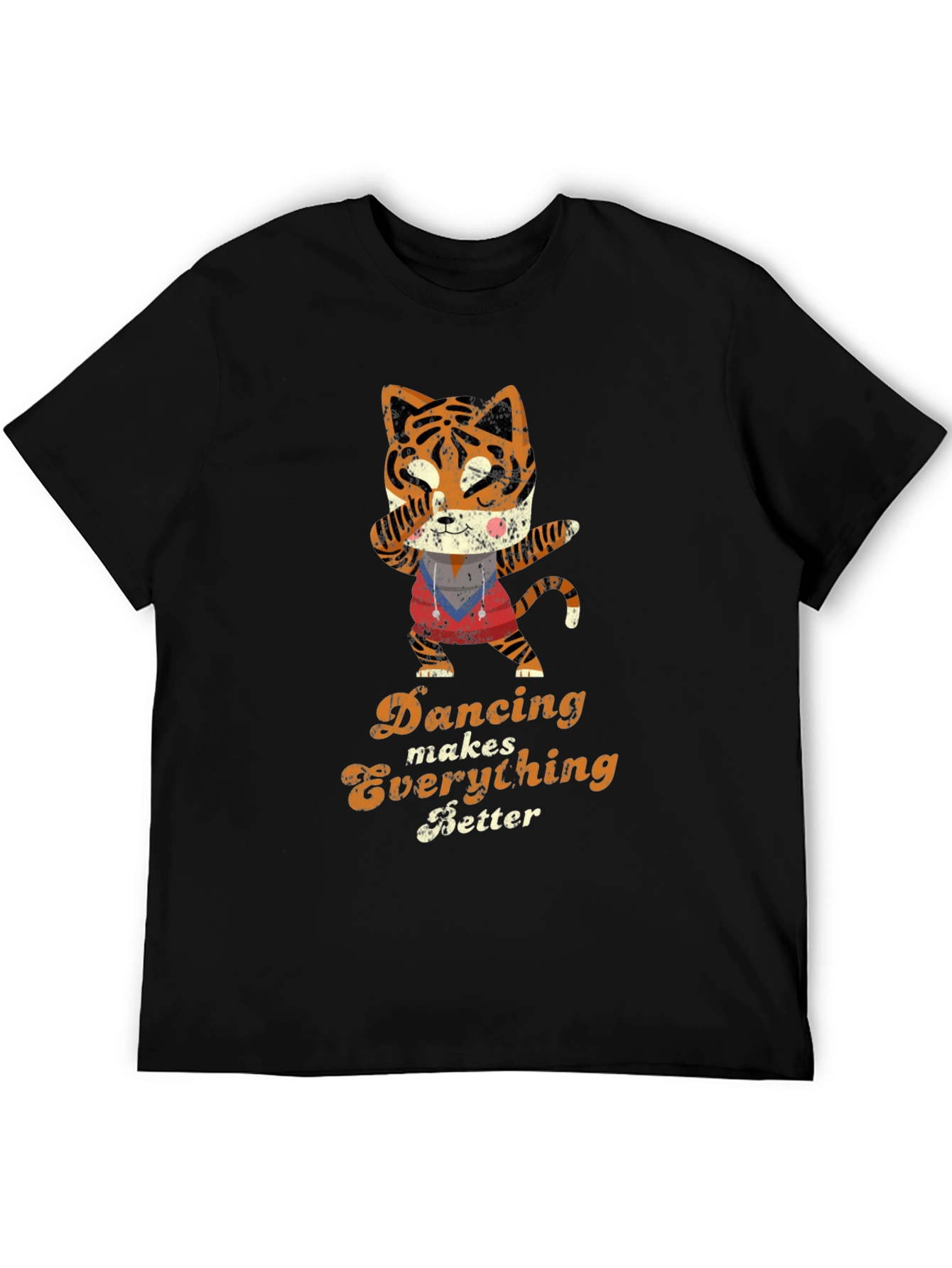 Dancing Tiger Graphic Tee - Makes Everything Better