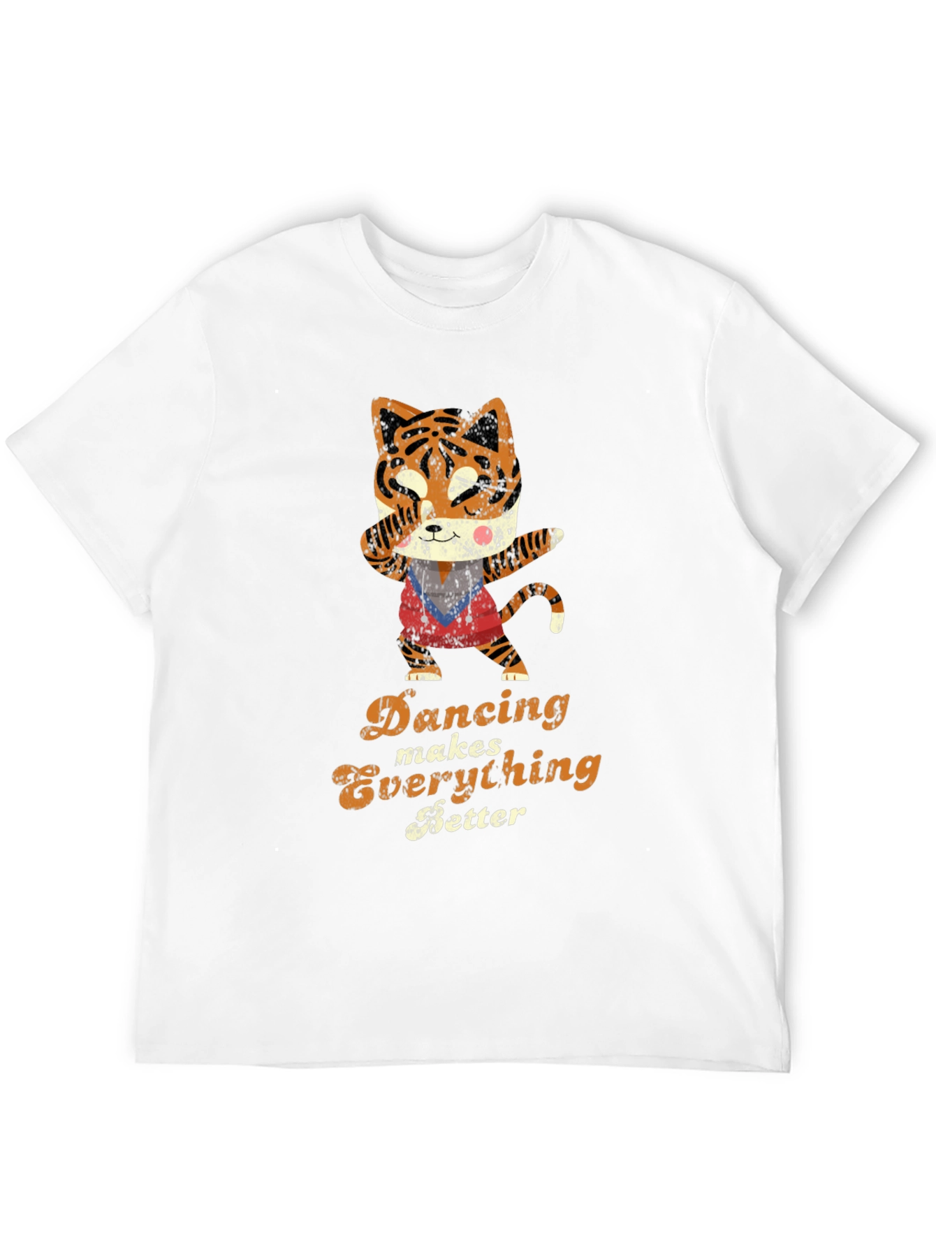 Dancing Tiger Graphic Tee - Makes Everything Better