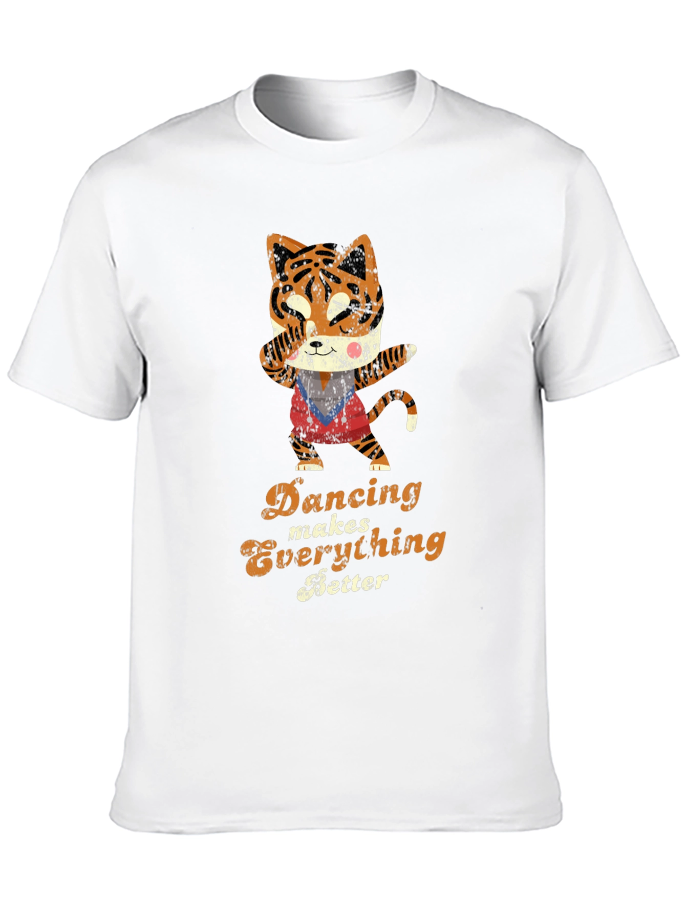Dancing Tiger Graphic Tee - Makes Everything Better