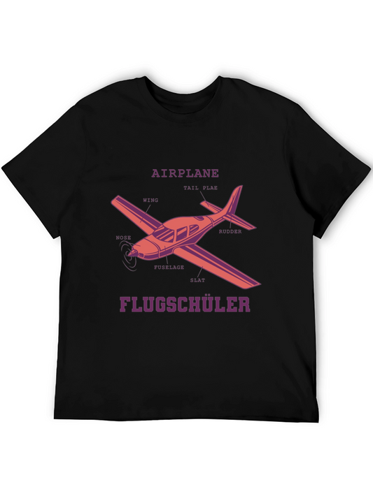 Airplane Diagram T-Shirt - Pilot in Training