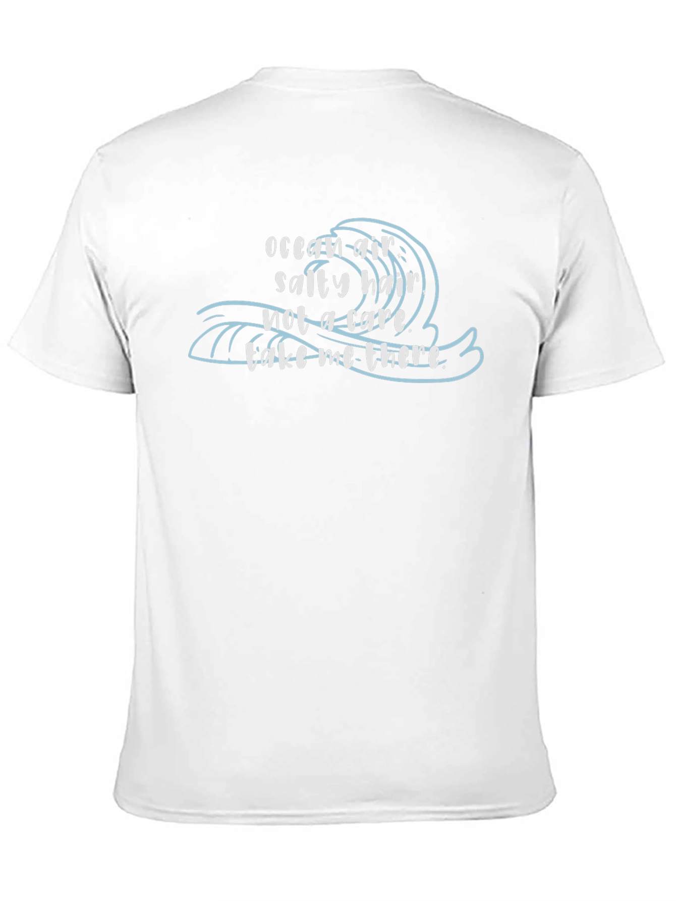 Ocean Air Salty Hair Graphic Tee - Black