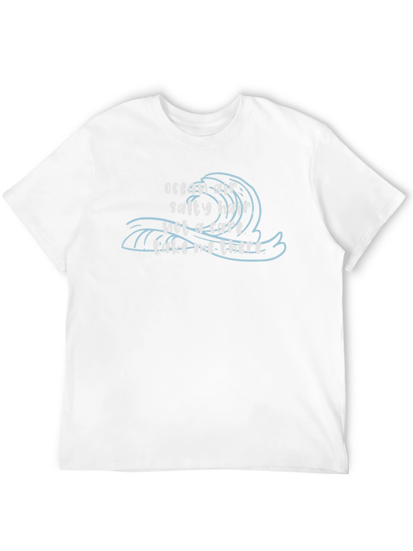 Ocean Air Salty Hair Graphic Tee - Black