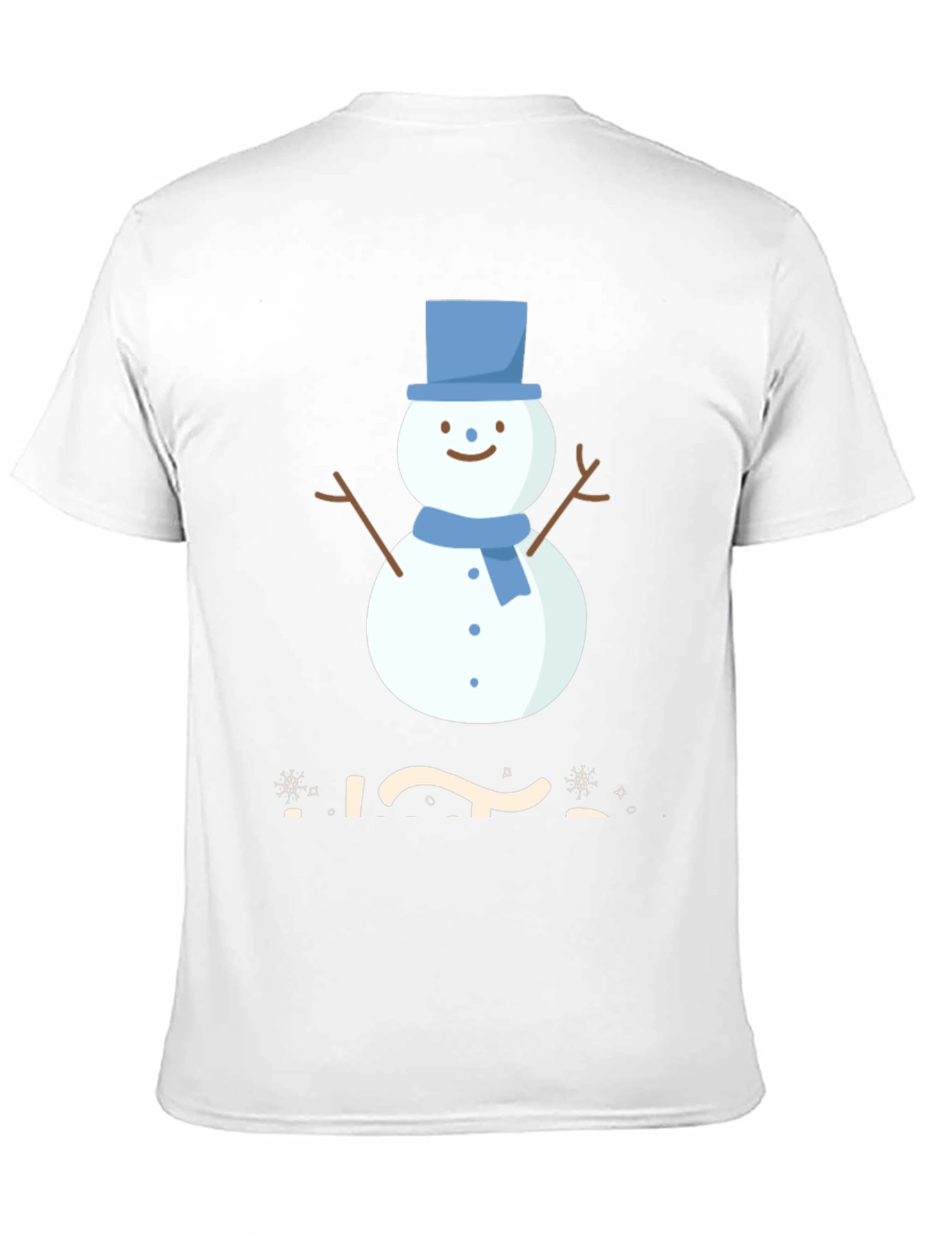 Festive Snowman Graphic Tee - Winter Holiday Apparel