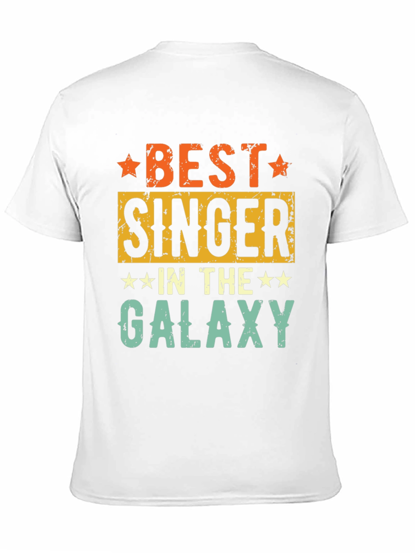Best Singer in the Galaxy T-Shirt - Retro Design