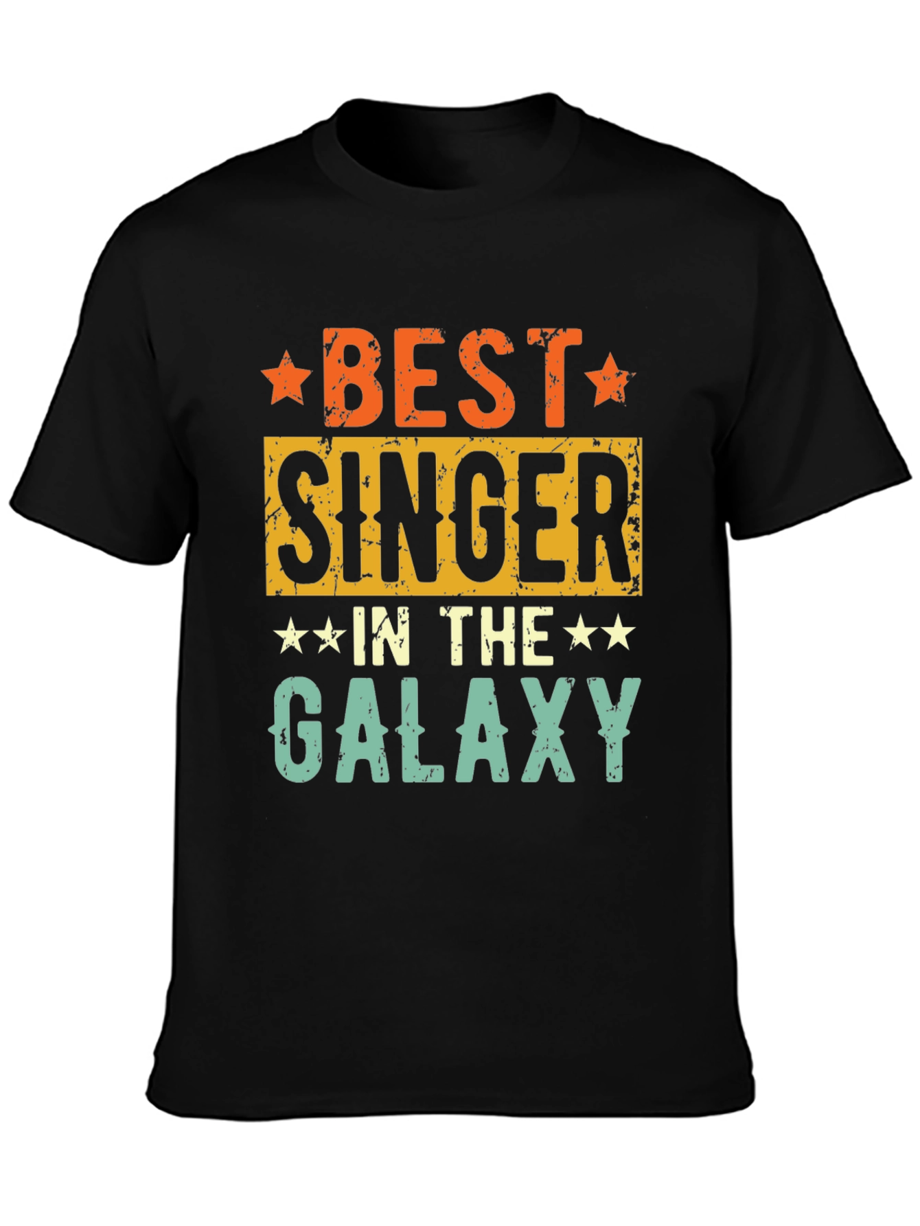 Best Singer in the Galaxy T-Shirt - Retro Design