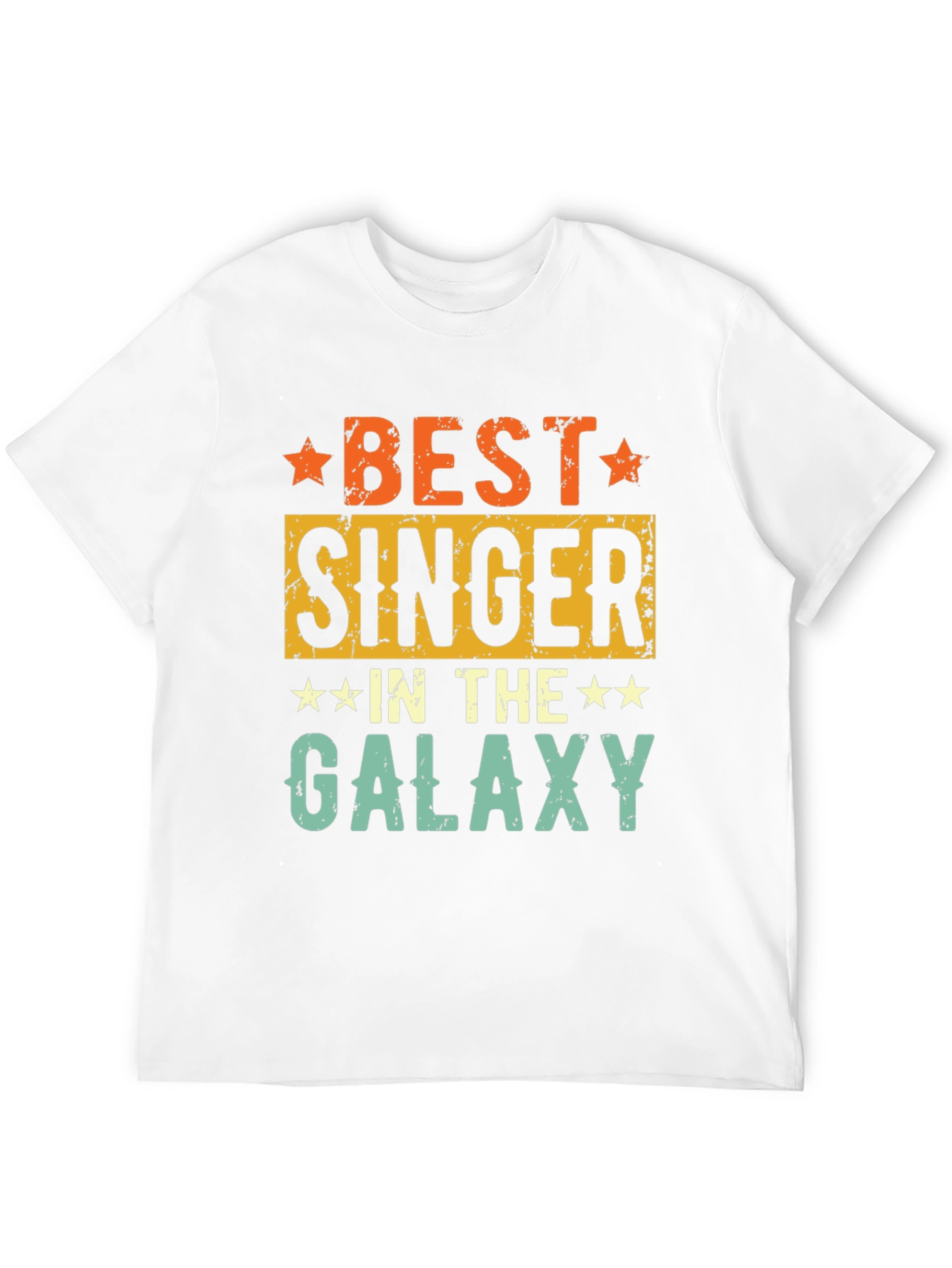 Best Singer in the Galaxy T-Shirt - Retro Design