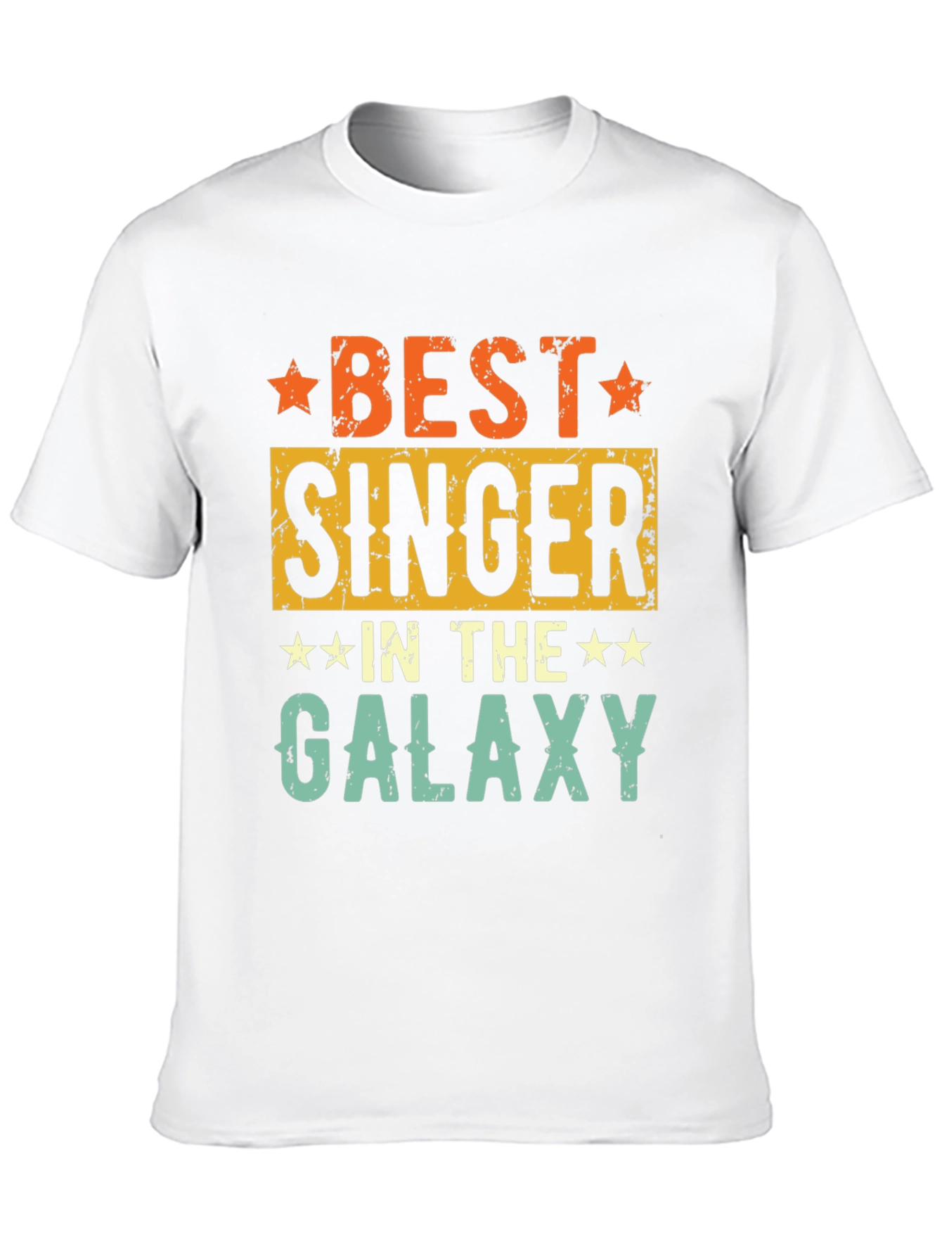 Best Singer in the Galaxy T-Shirt - Retro Design