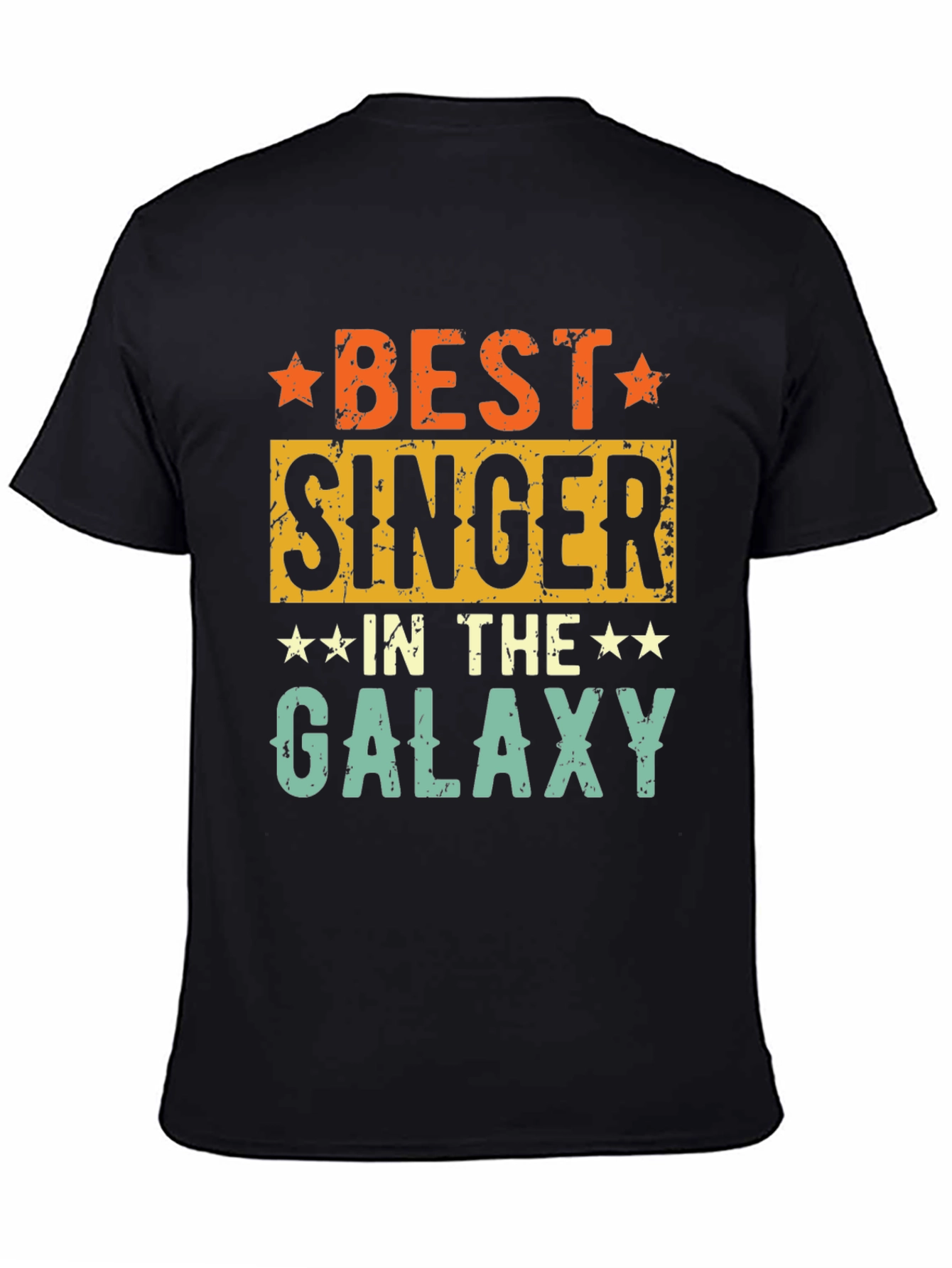 Best Singer in the Galaxy T-Shirt - Retro Design