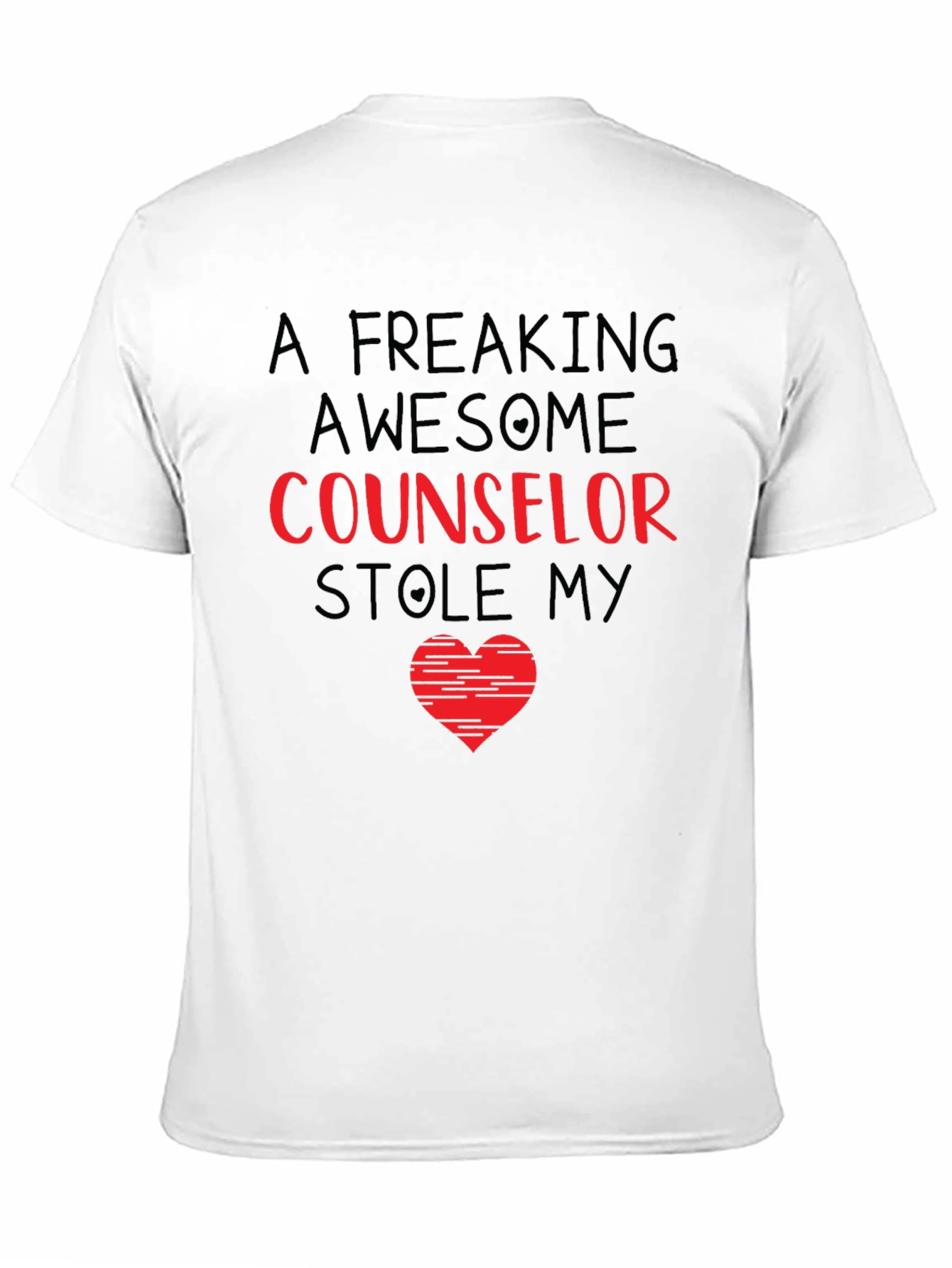 Awesome Counselor Heart T-Shirt