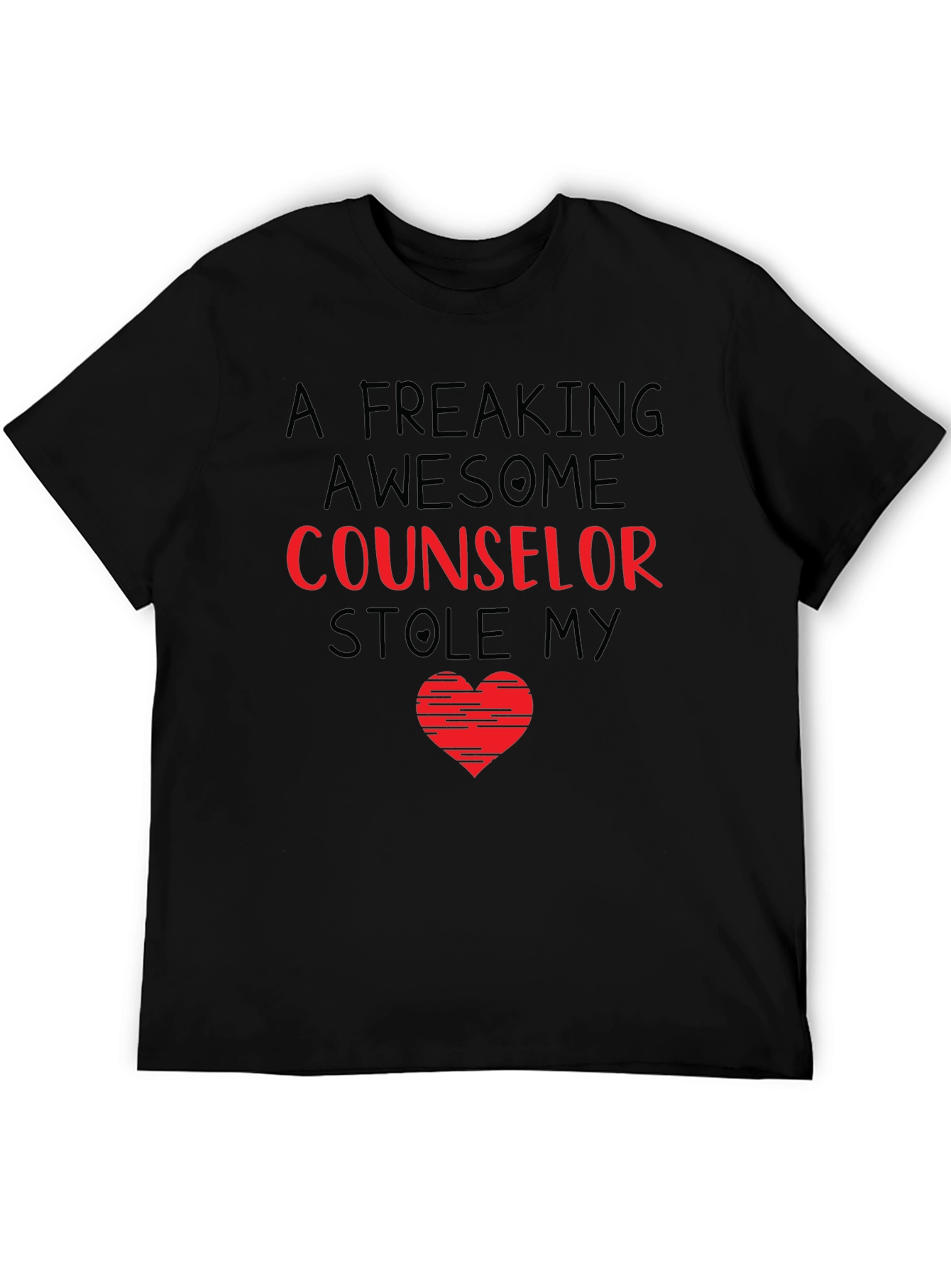 Awesome Counselor Heart T-Shirt
