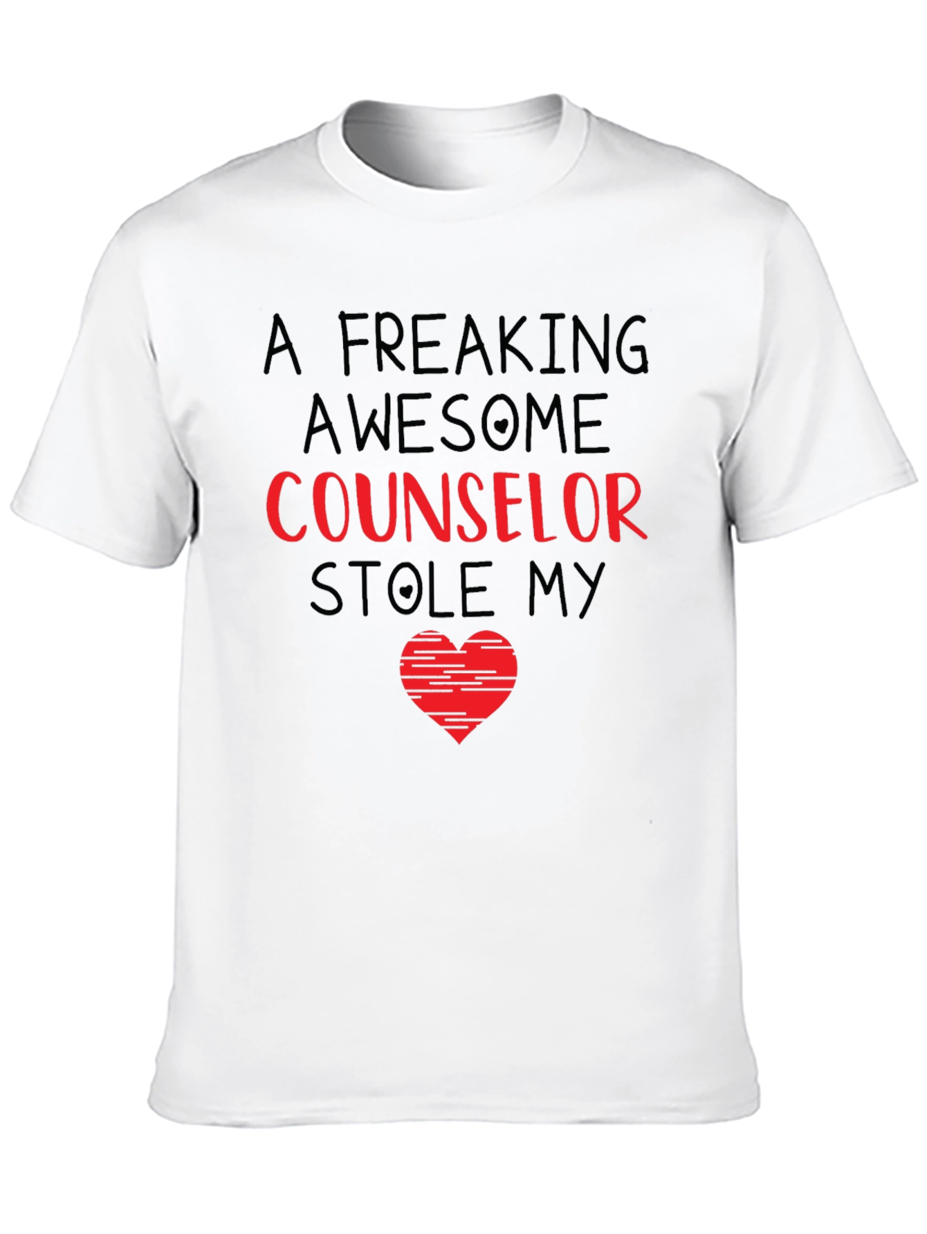 Awesome Counselor Heart T-Shirt