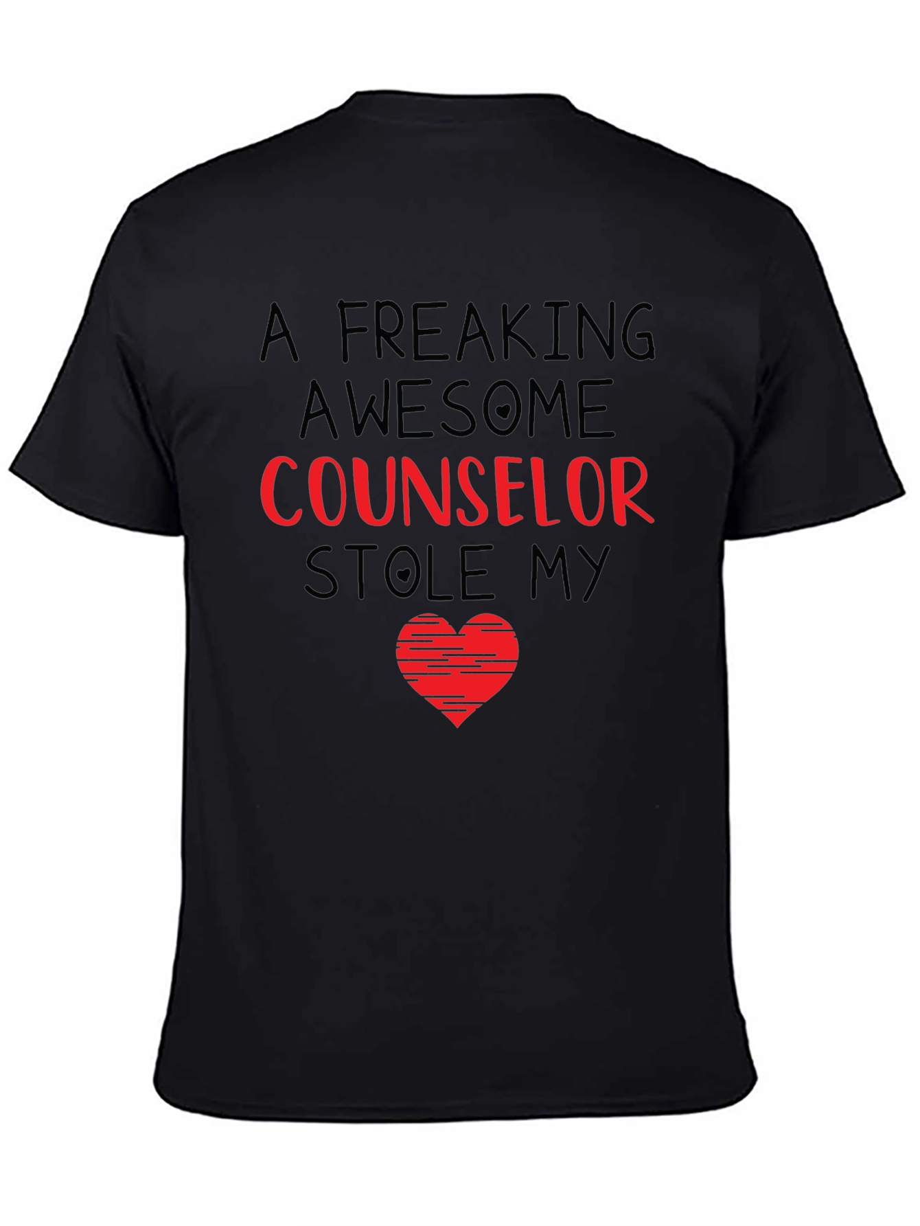Awesome Counselor Heart T-Shirt