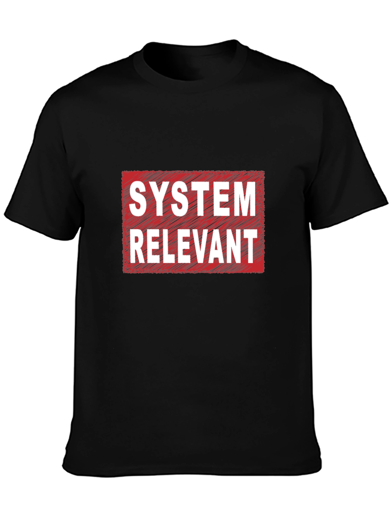 System Relevant Graphic Tee - Black