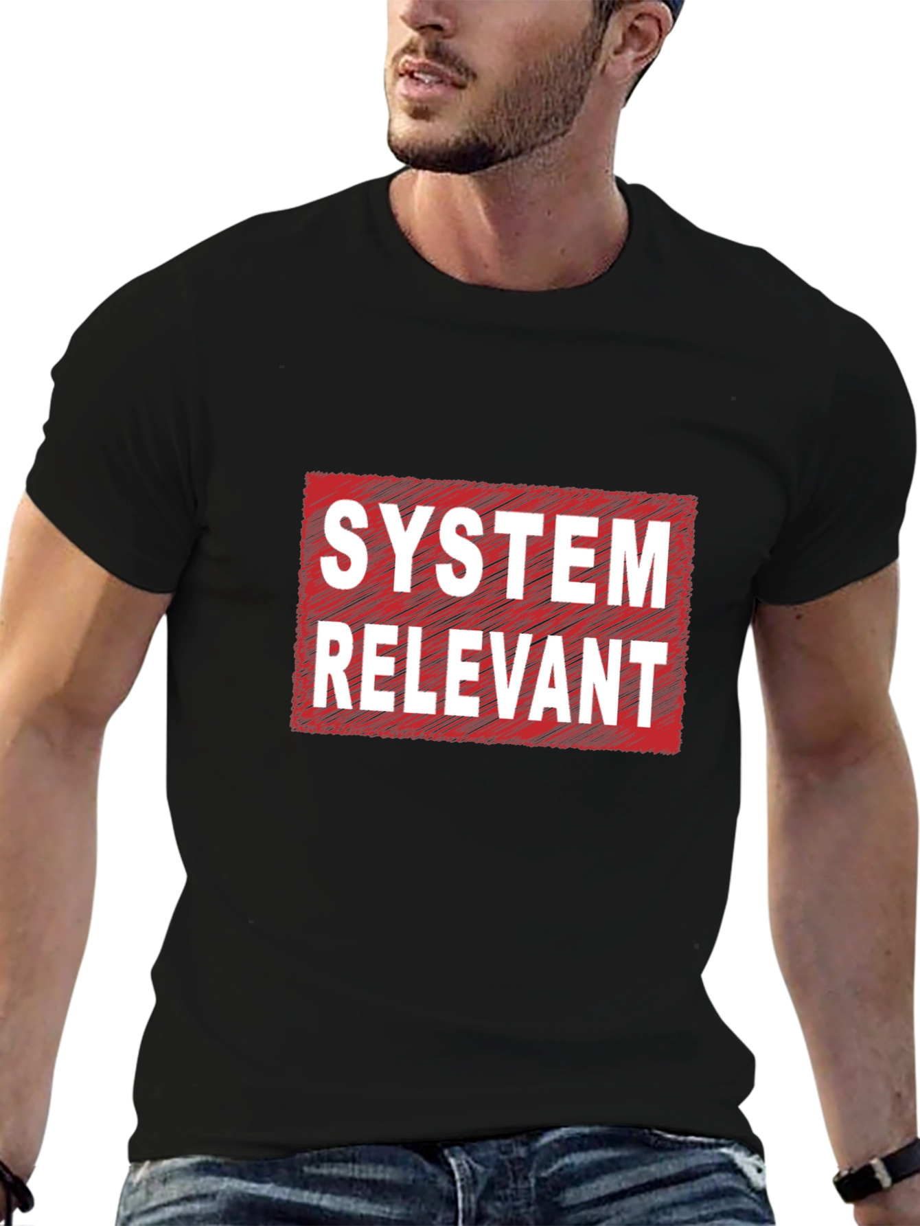 System Relevant Graphic Tee - Black