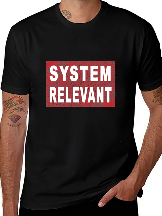 System Relevant Graphic Tee - Black