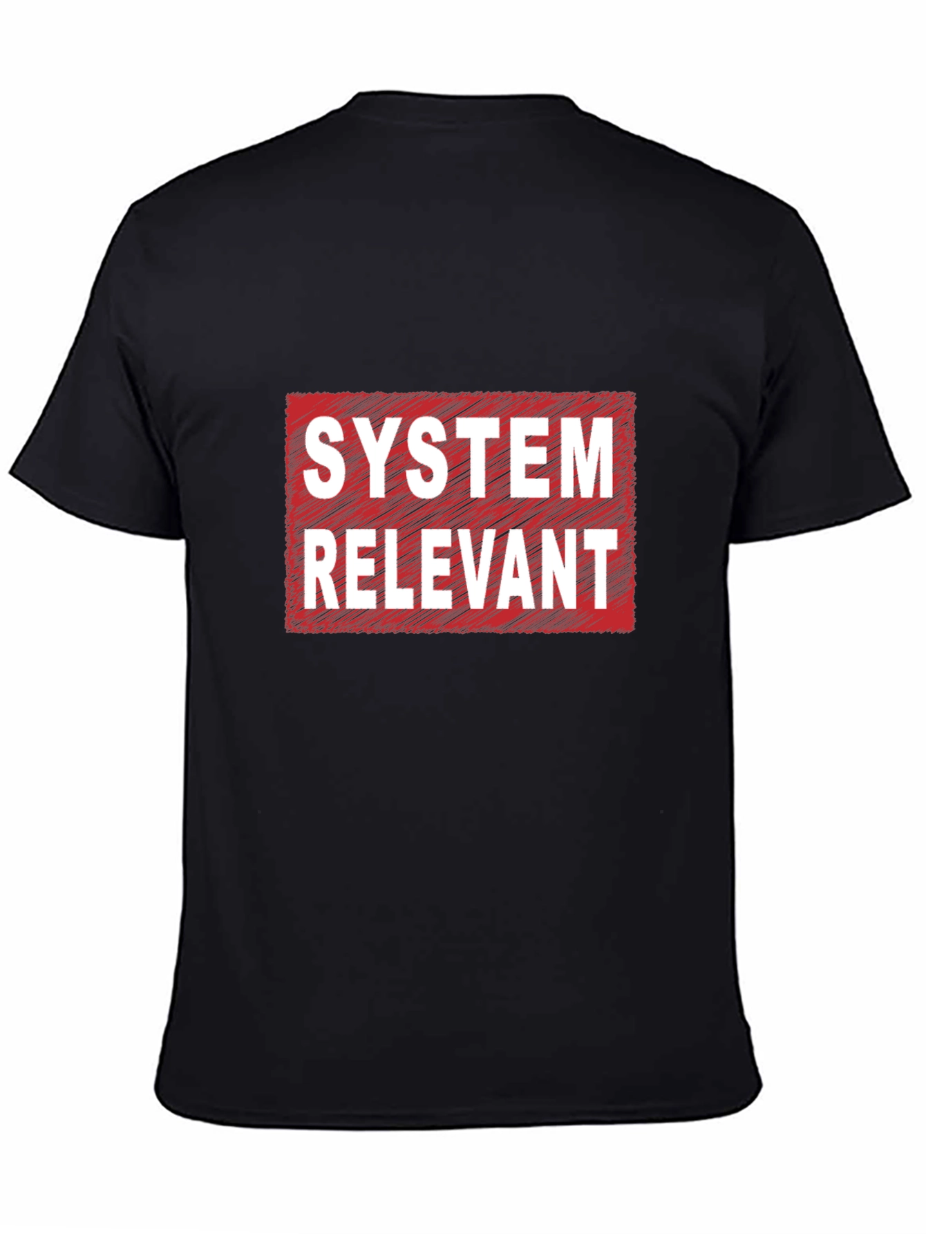 System Relevant Graphic Tee - Black