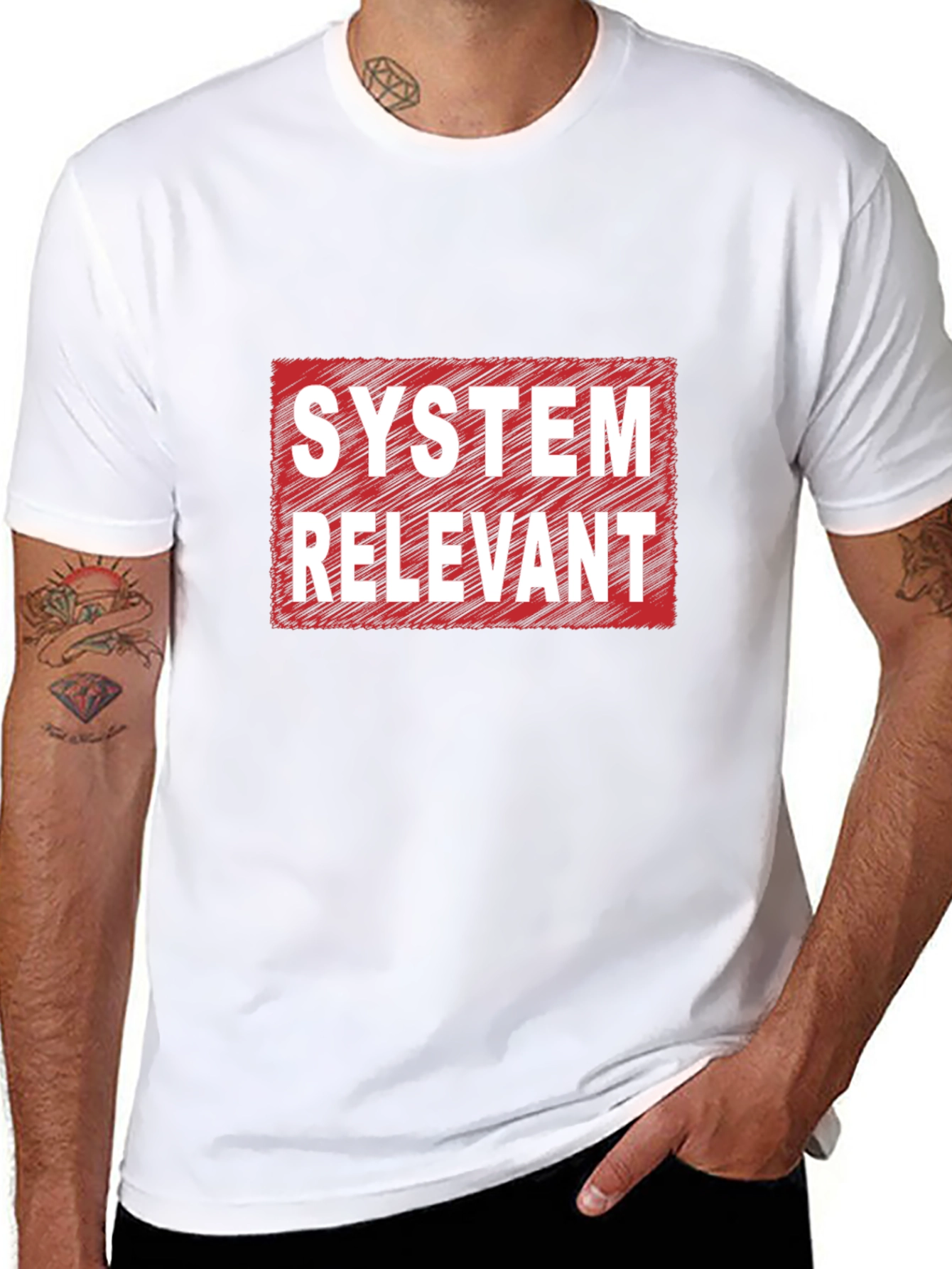 System Relevant Graphic Tee - Black