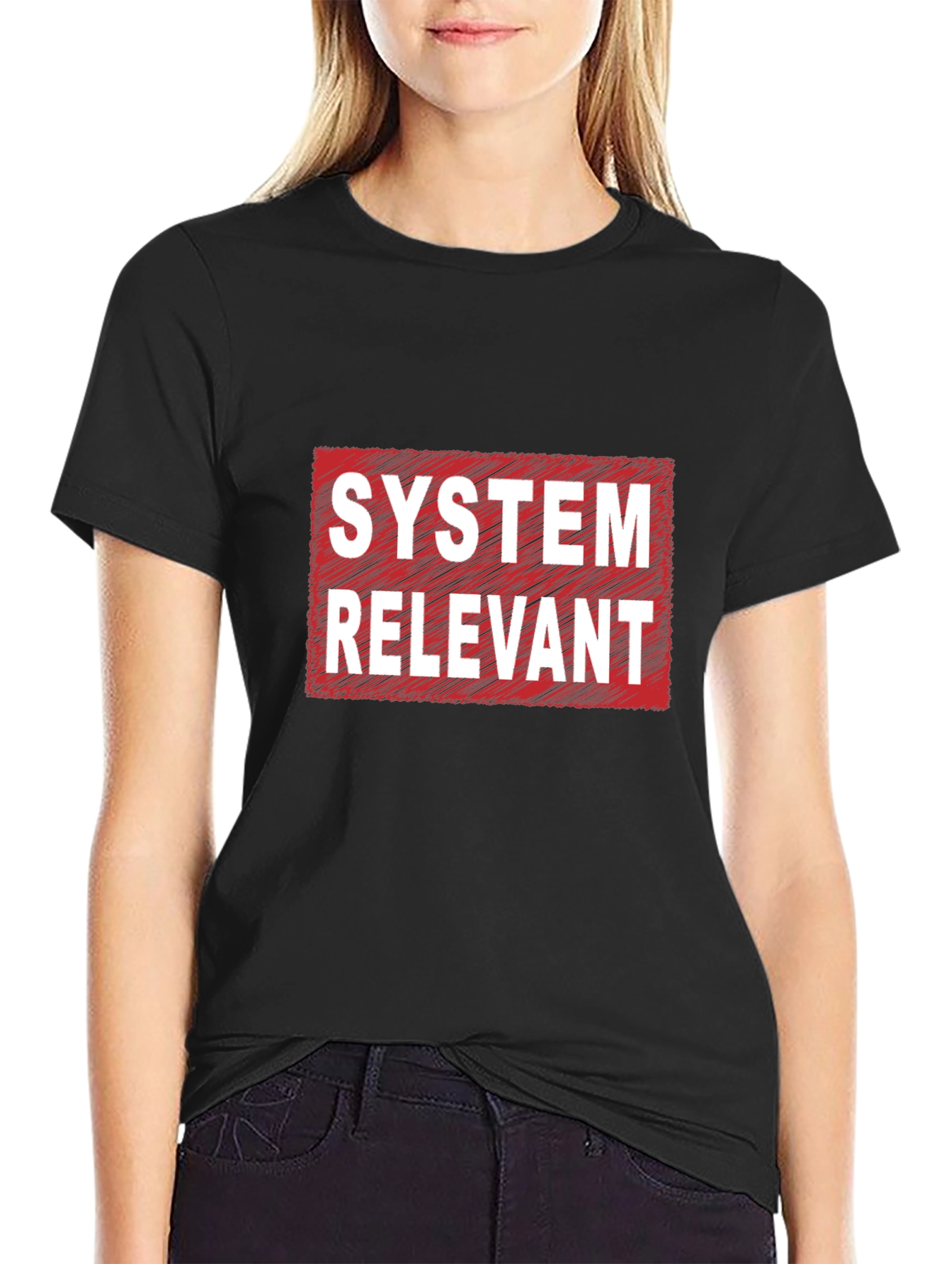 System Relevant Graphic Tee - Black