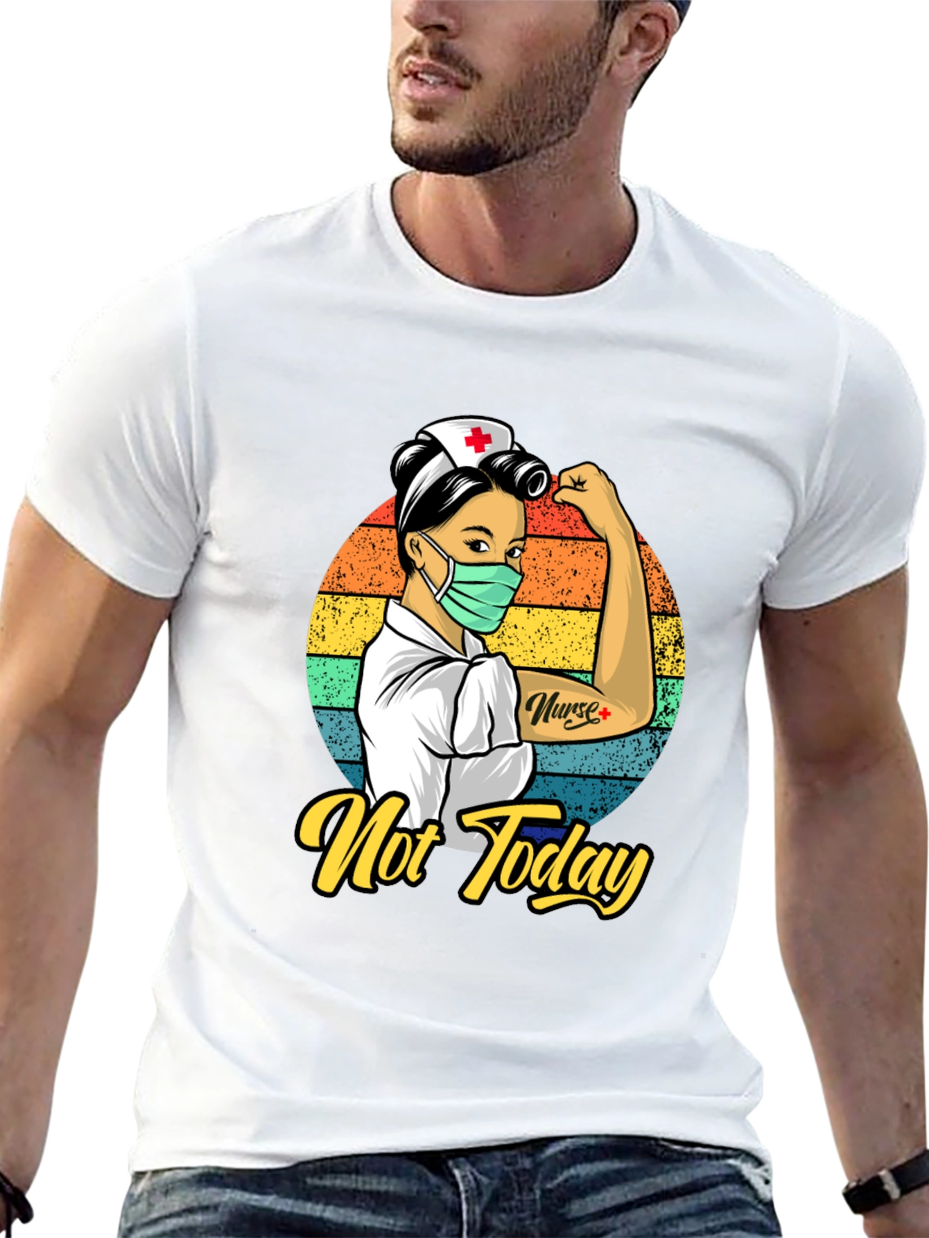 Nurse Not Today Graphic T-Shirt