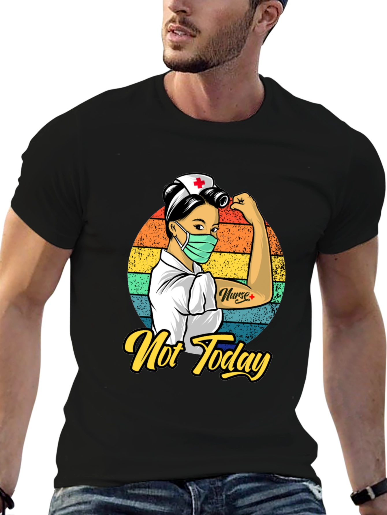 Nurse Not Today Graphic T-Shirt