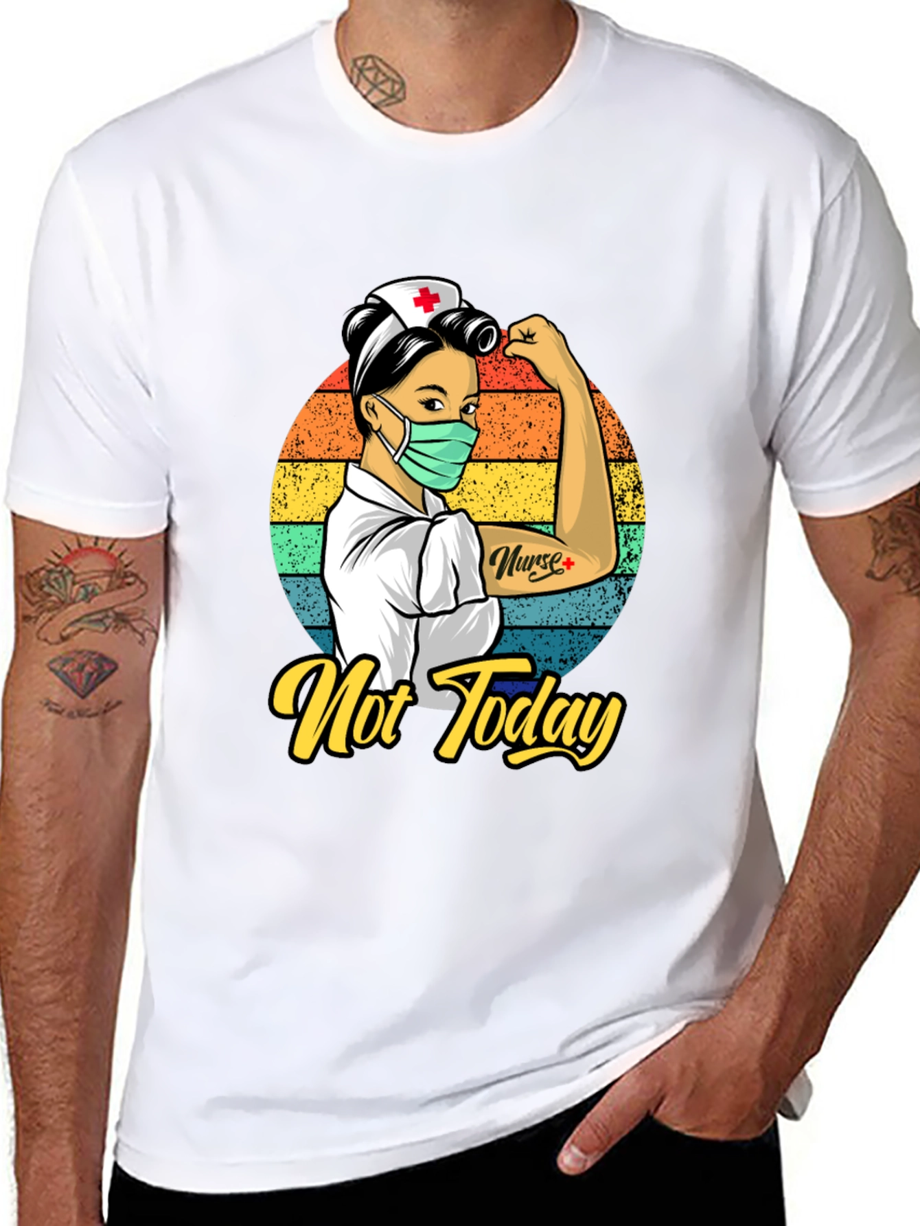 Nurse Not Today Graphic T-Shirt