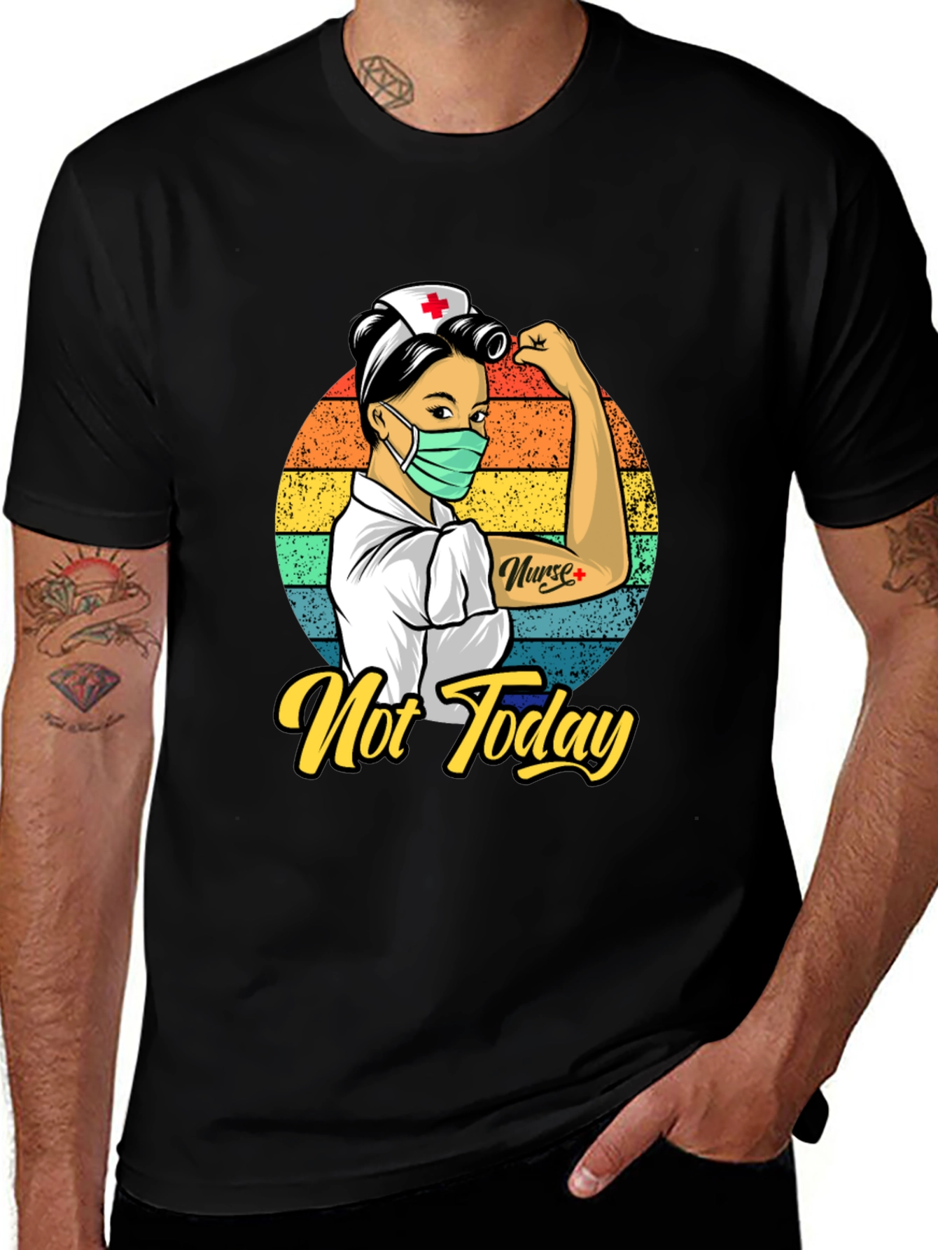 Nurse Not Today Graphic T-Shirt