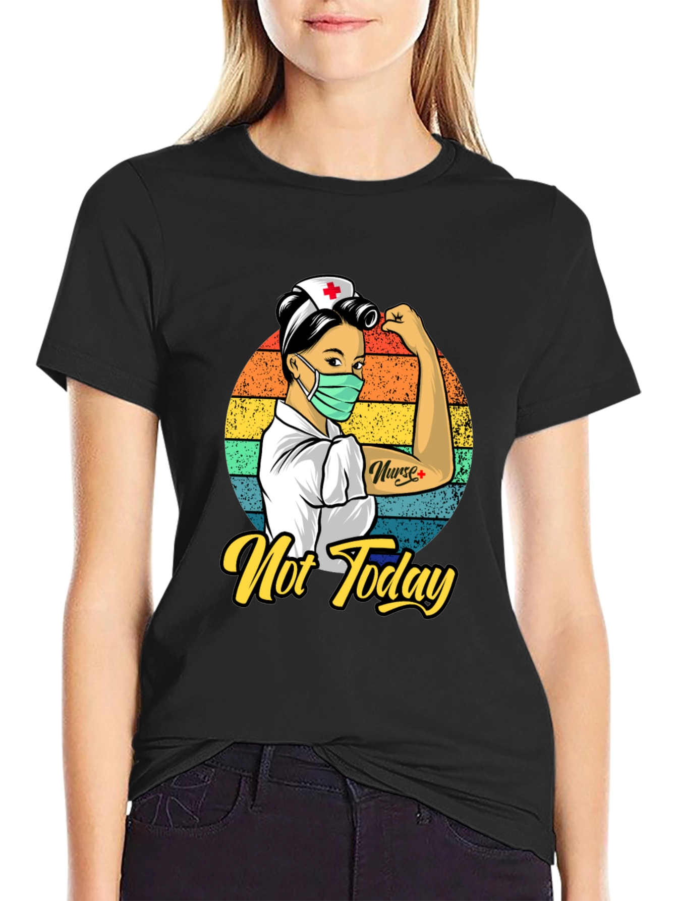 Nurse Not Today Graphic T-Shirt